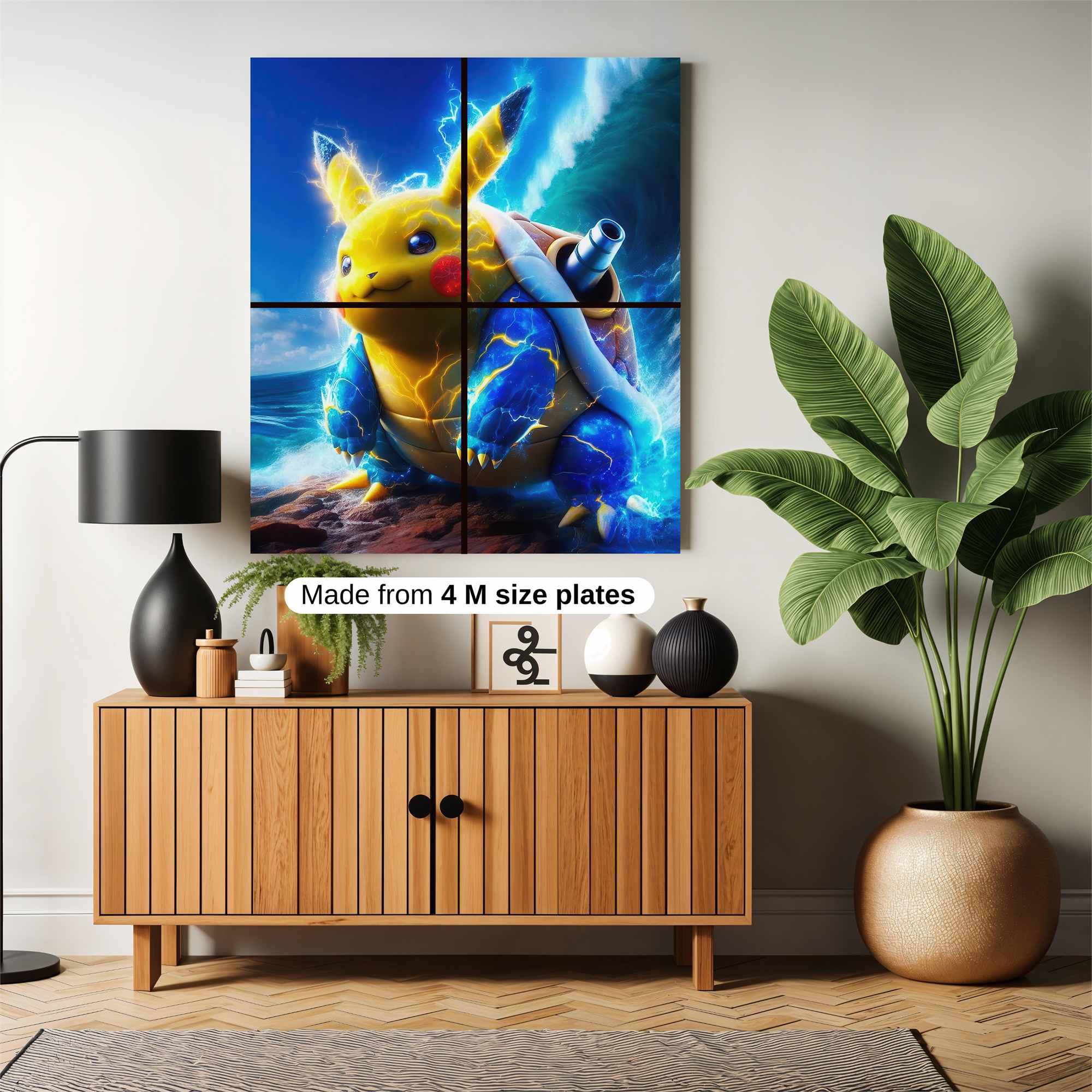 Pikachu Fusion Safe Wall Magnetic / M