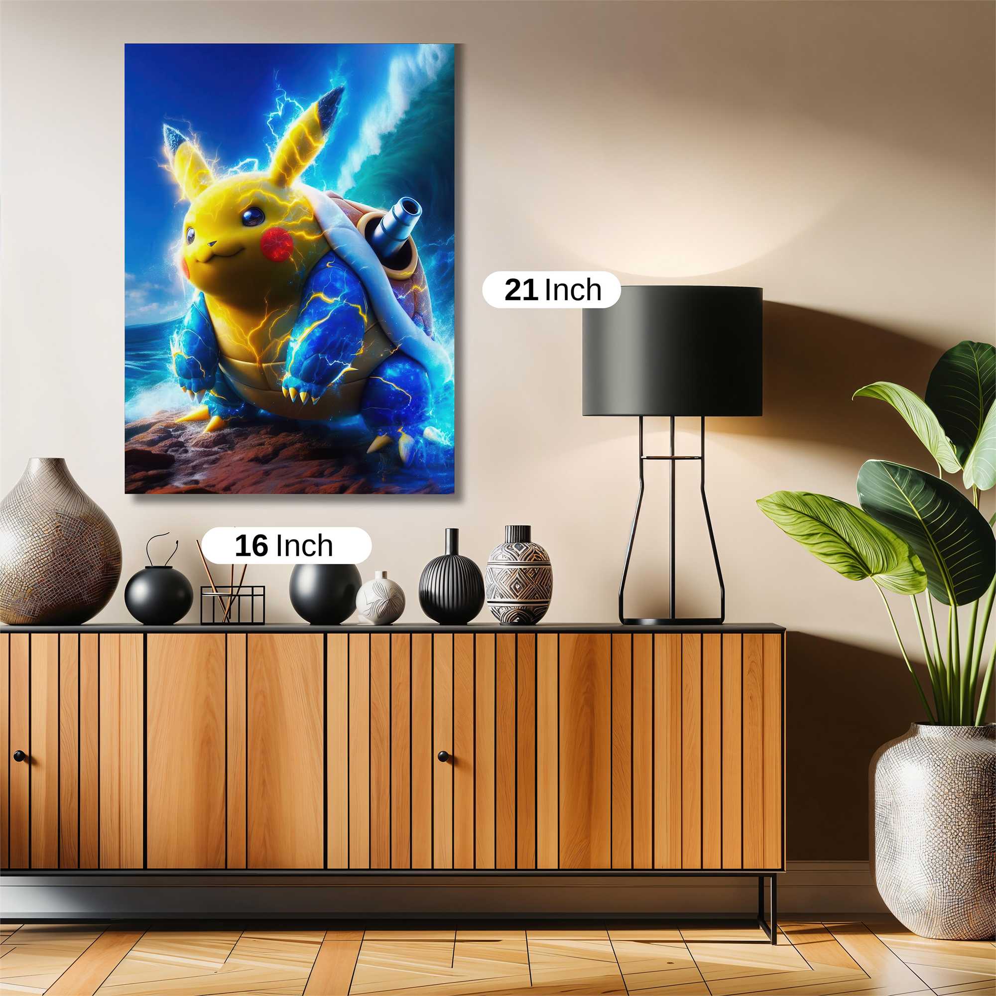 Pikachu Fusion Safe Wall Magnetic / M