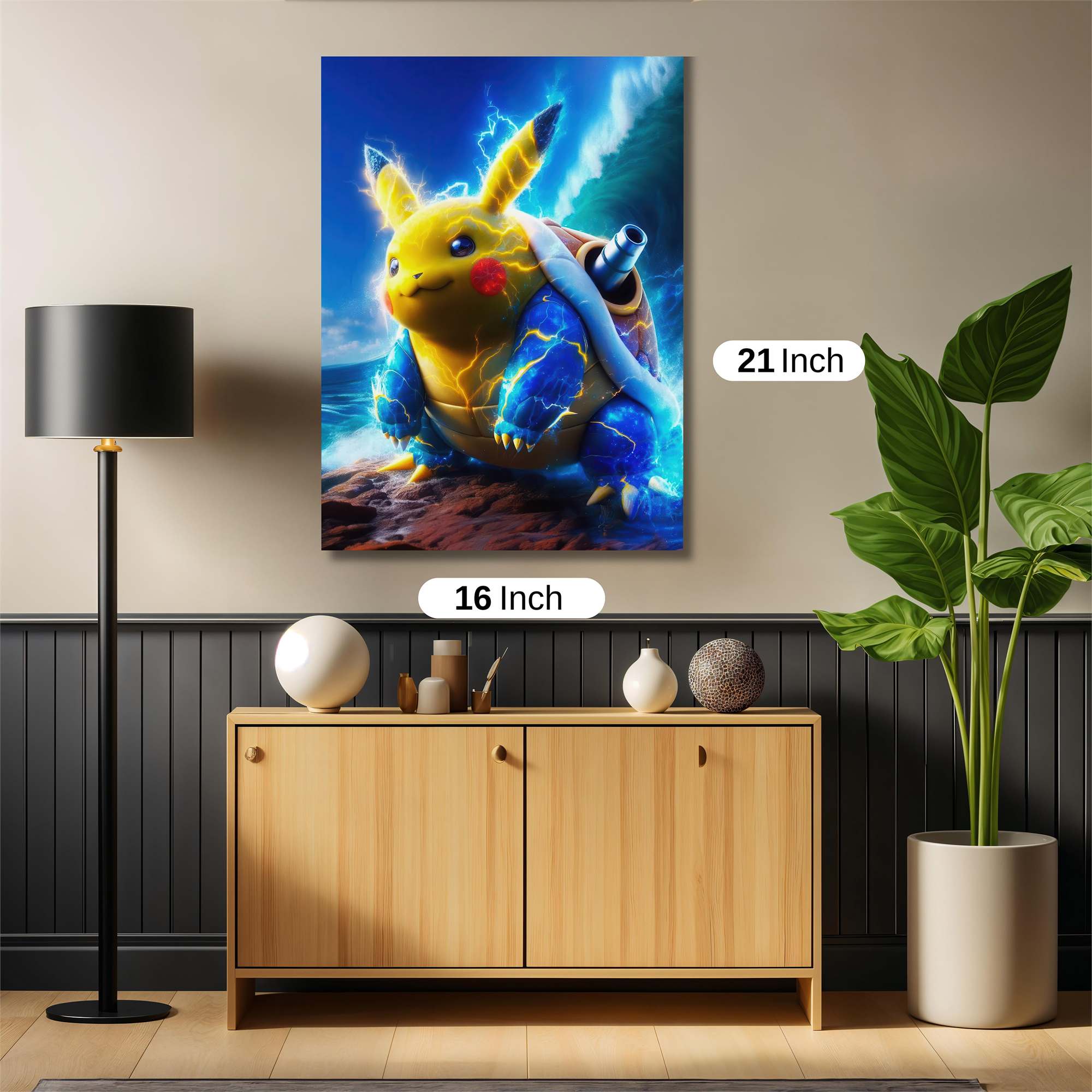 Pikachu Fusion Safe Wall Magnetic / M