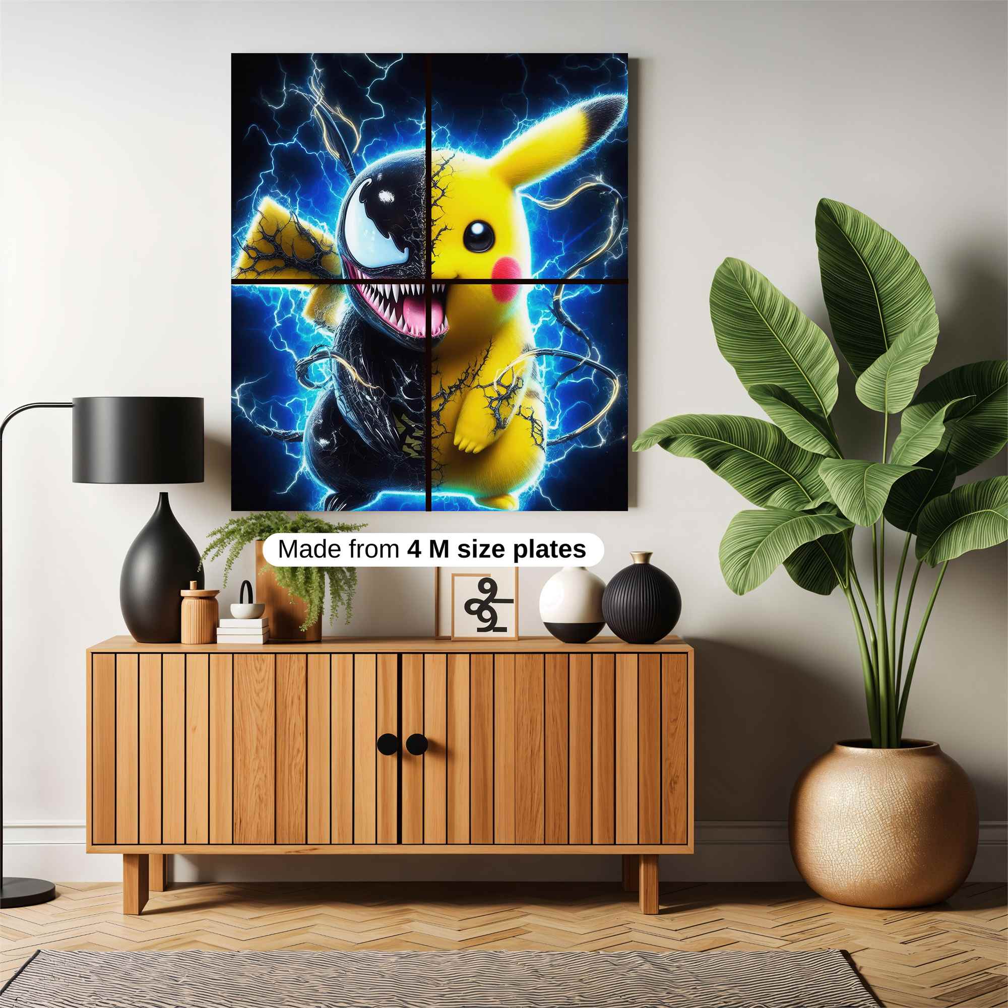Pikachu Venom Safe Wall Magnetic / M