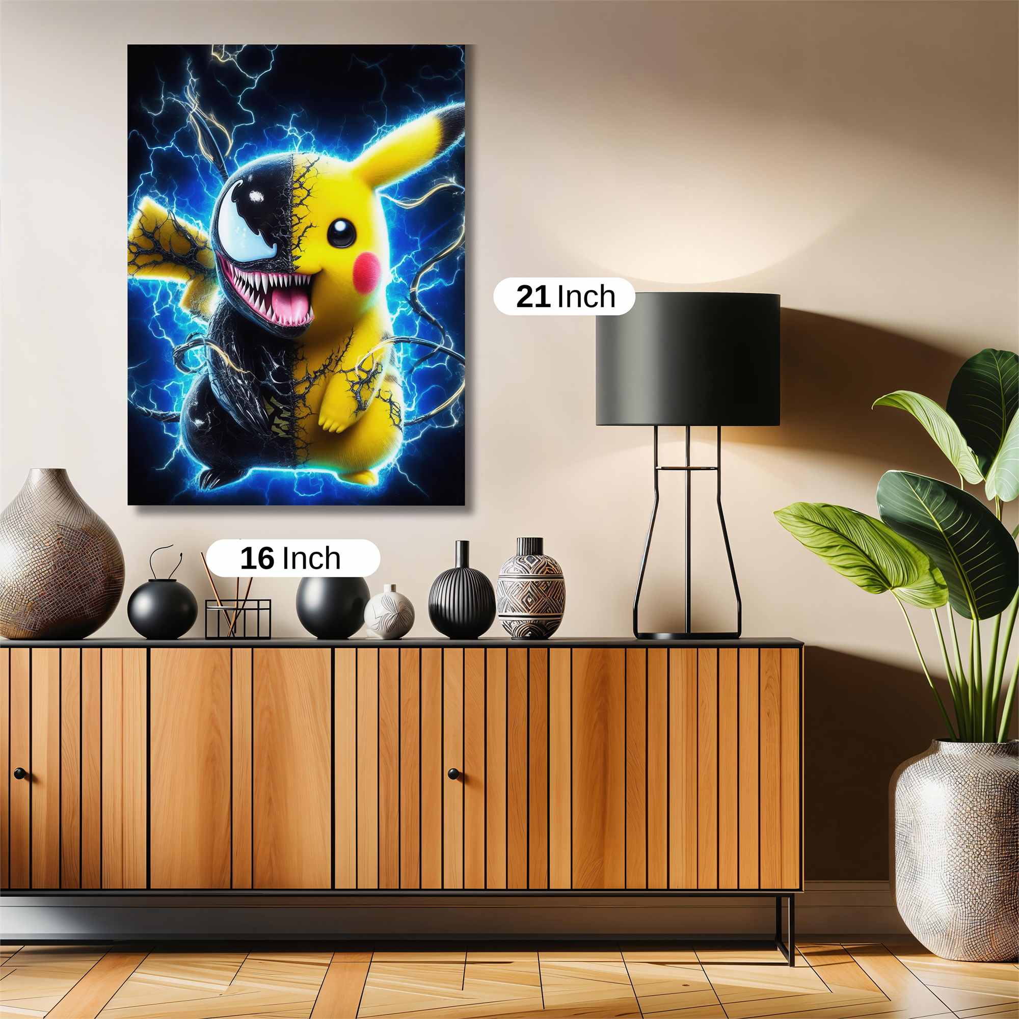 Pikachu Venom Safe Wall Magnetic / M