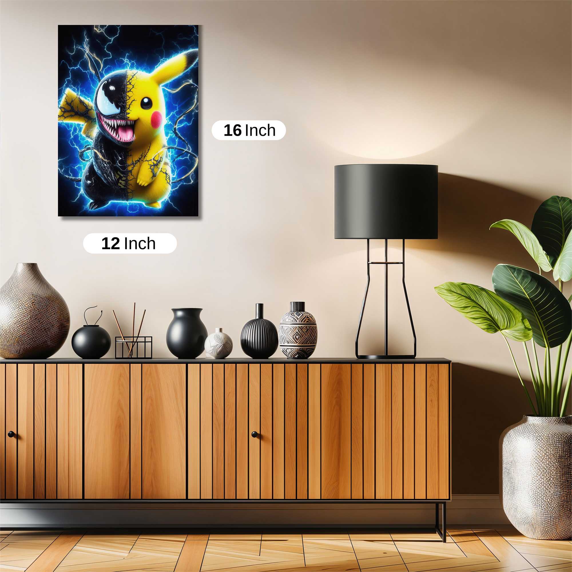 Pikachu Venom Safe Wall Magnetic / M