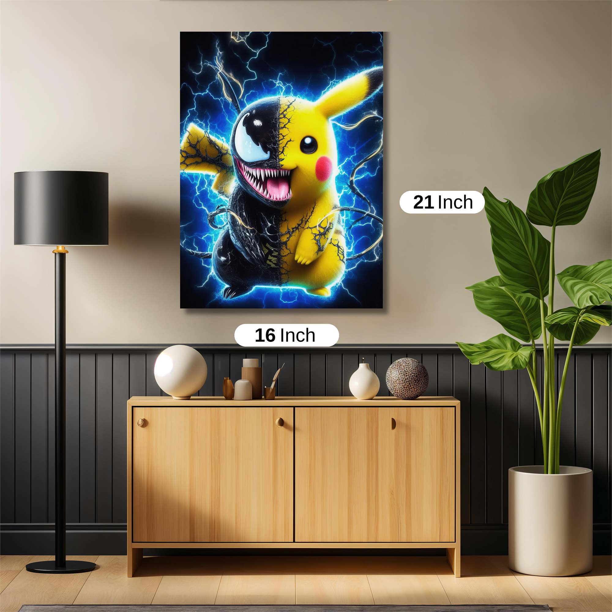 Pikachu Venom Safe Wall Magnetic / M