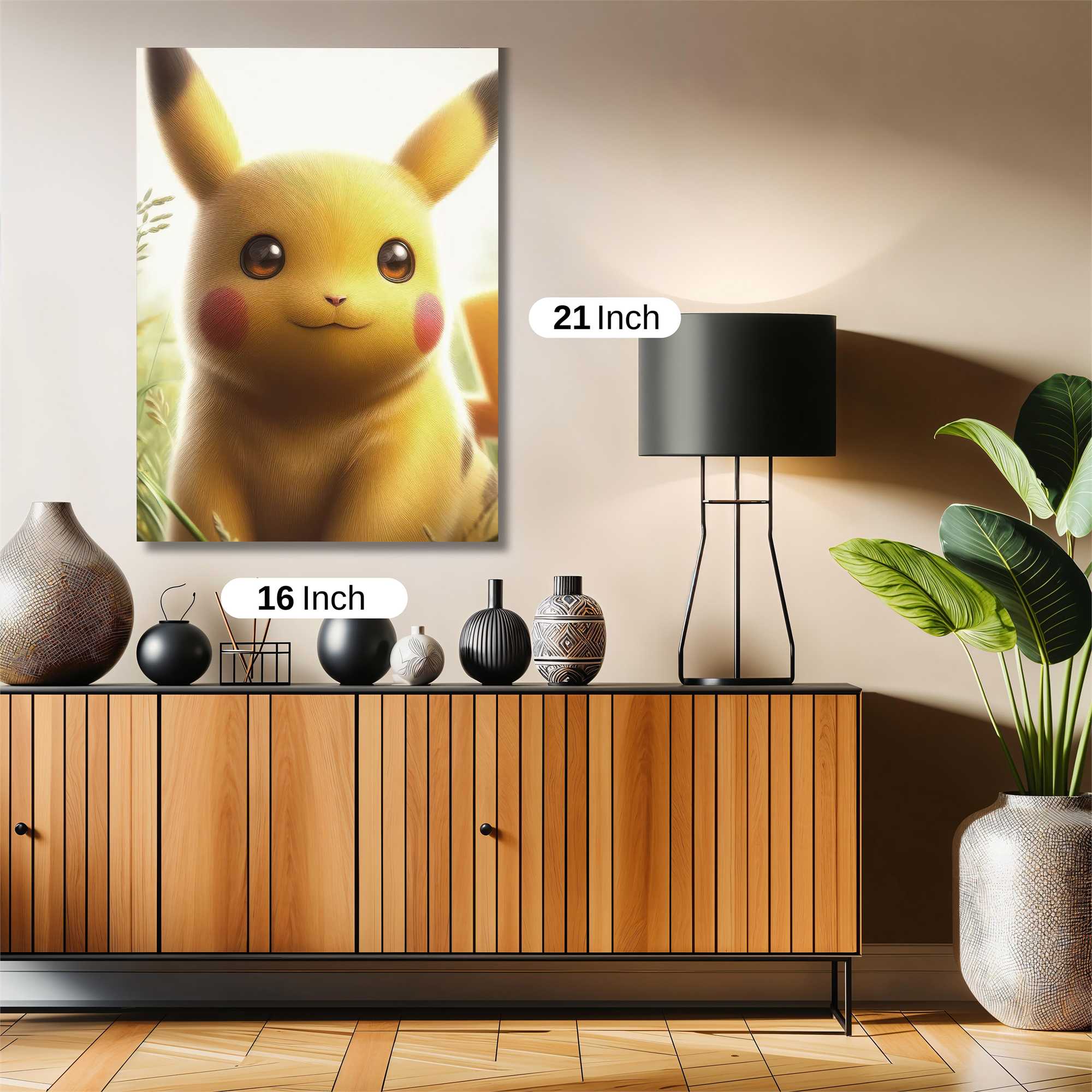 Pikachu Serene Safe Wall Magnetic / M