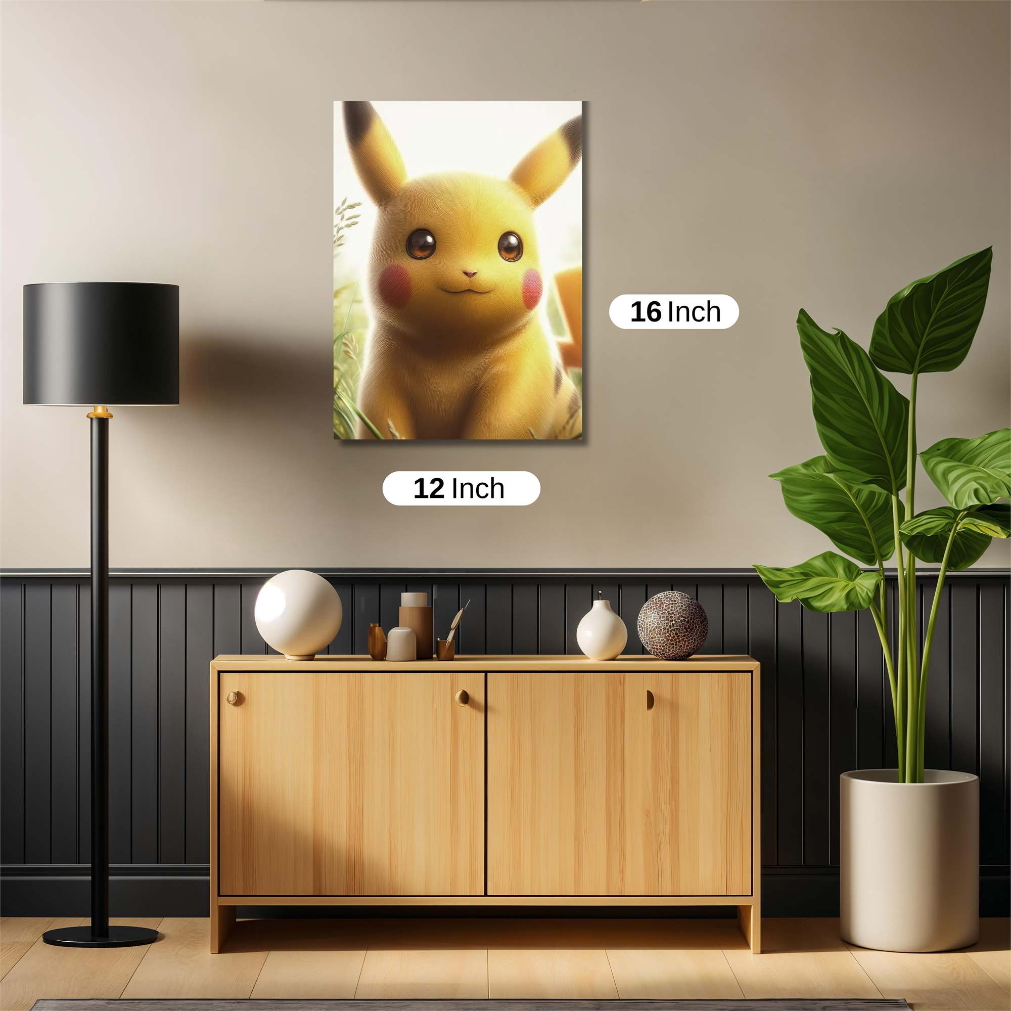 Pikachu Serene Safe Wall Magnetic / M