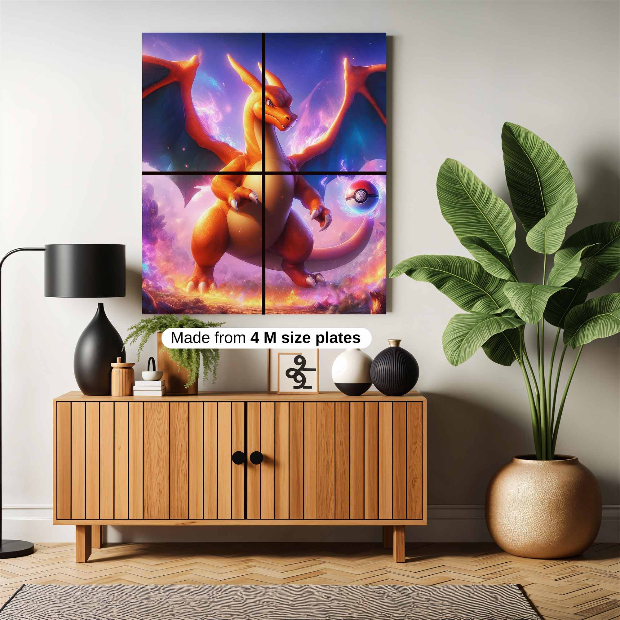 Charizard Majestic Safe Wall Magnetic / M