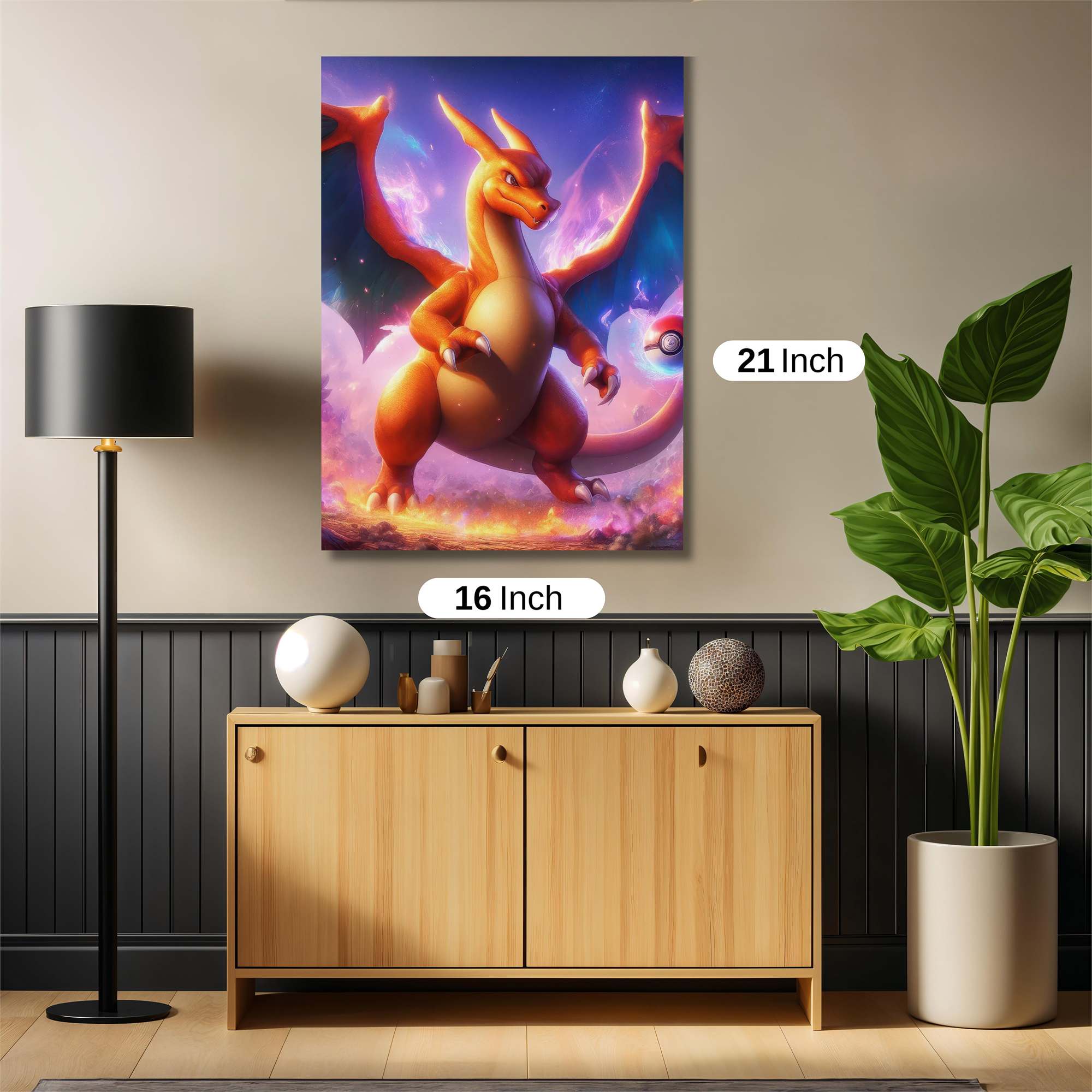 Charizard Majestic Safe Wall Magnetic / M