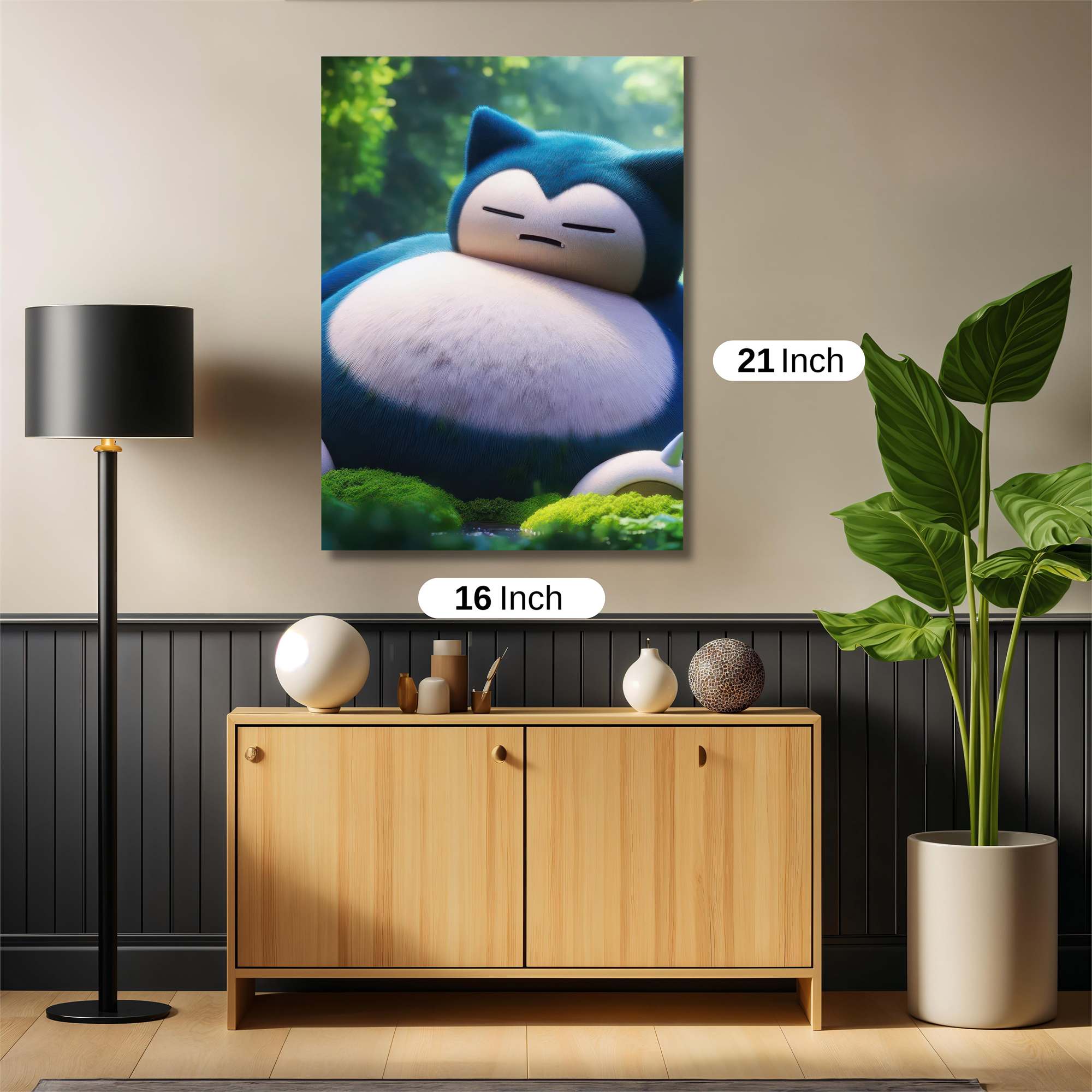 Snorlax Serene Safe Wall Magnetic / M