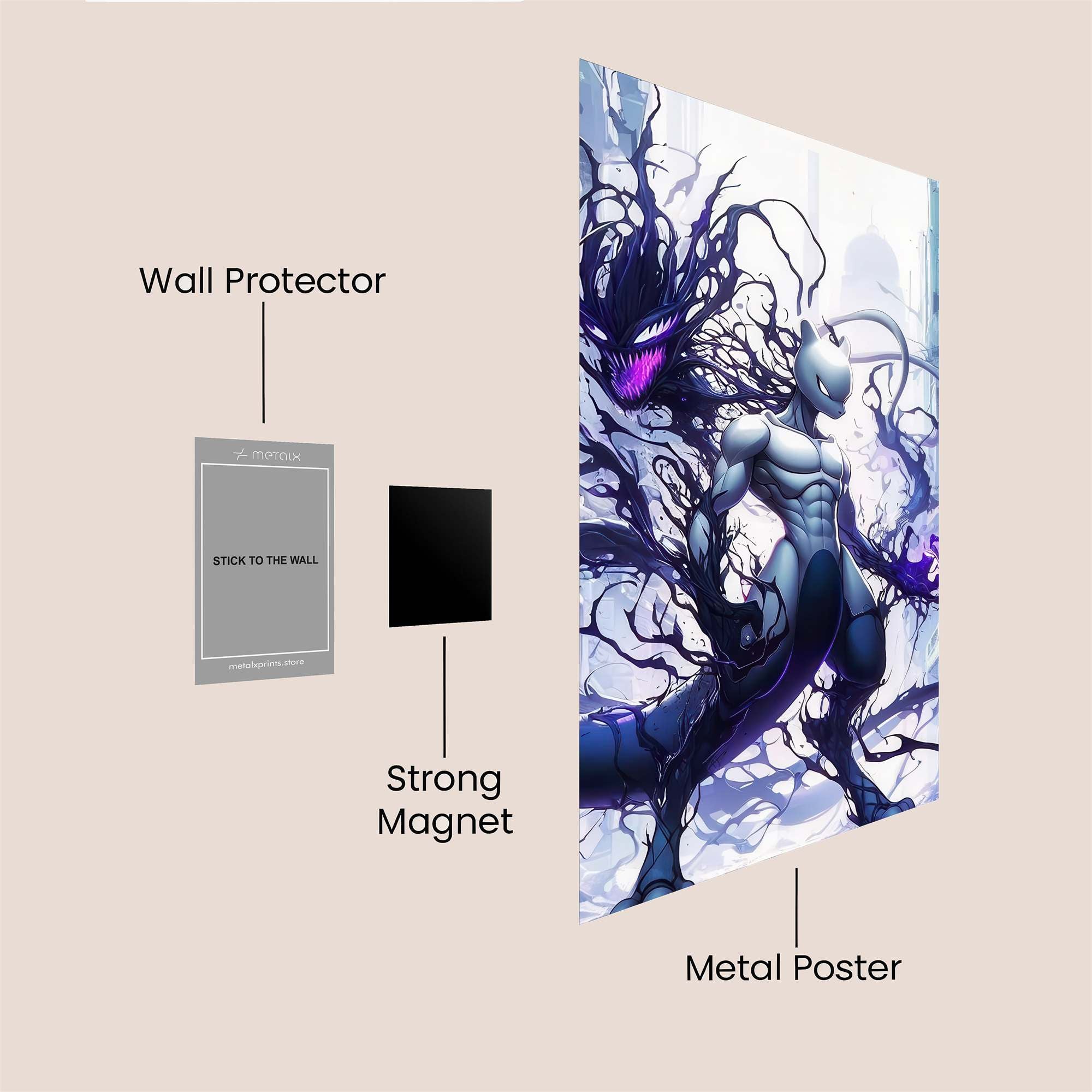Saitama Sinister Safe Wall Magnetic / M