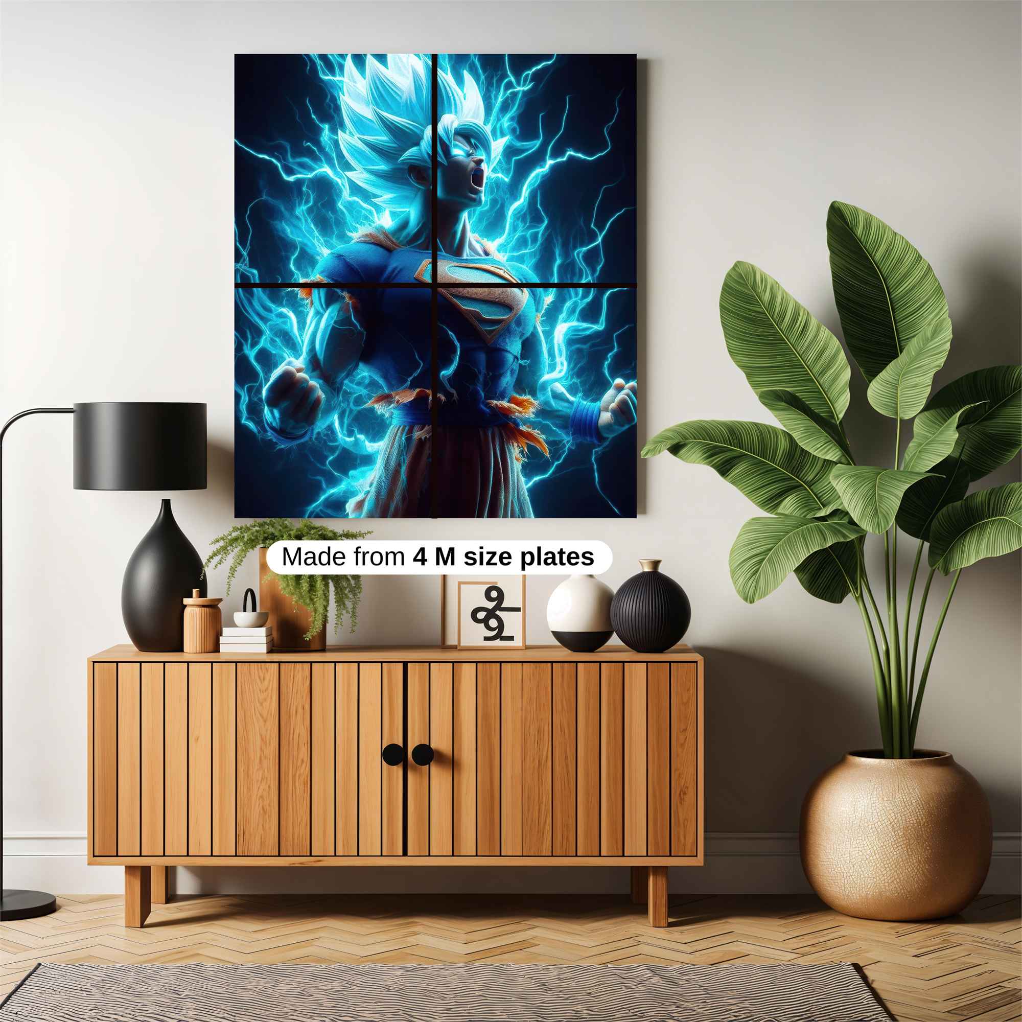 Superman Electrifying Safe Wall Magnetic / M