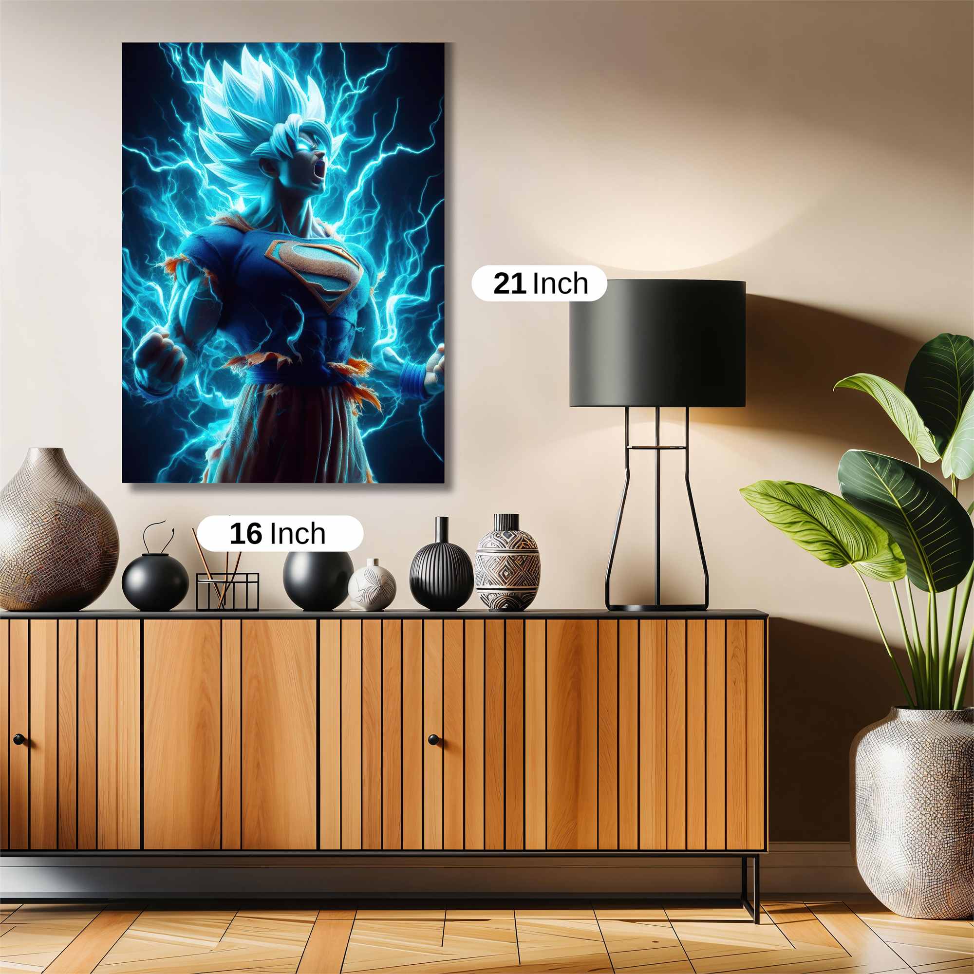 Superman Electrifying Safe Wall Magnetic / M