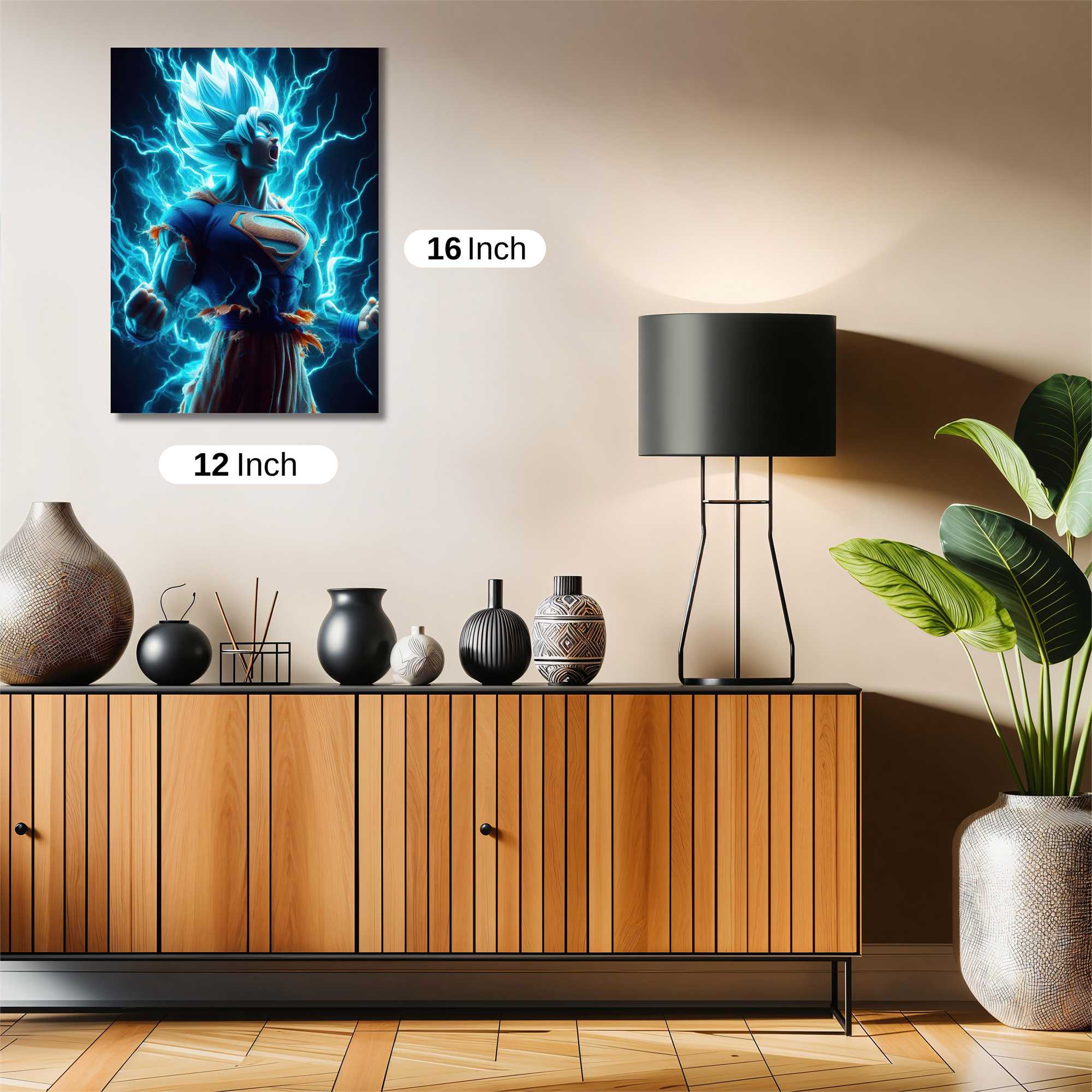 Superman Electrifying Safe Wall Magnetic / M