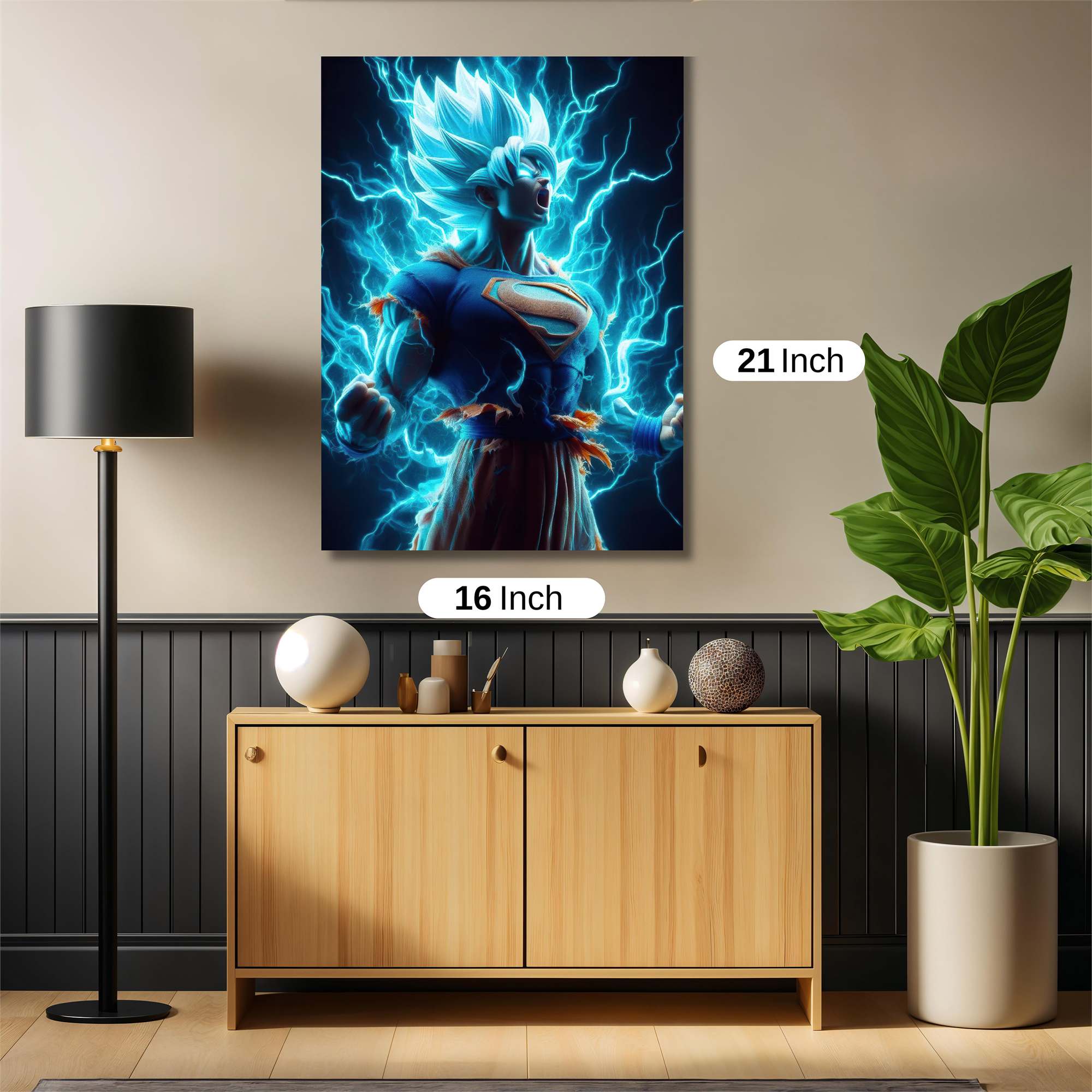 Superman Electrifying Safe Wall Magnetic / M