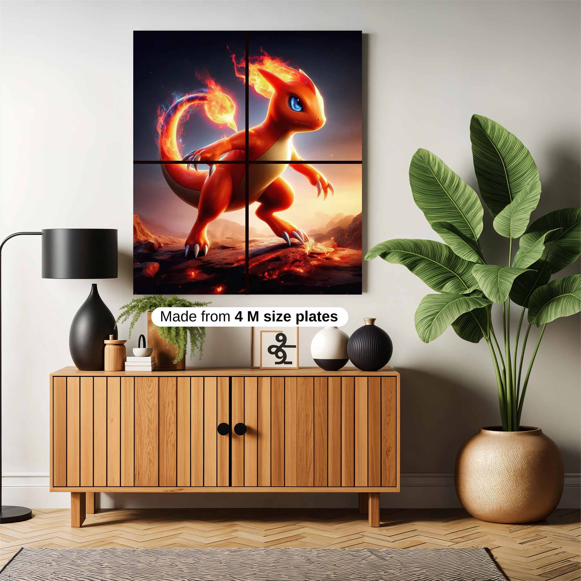 Charizard Blaze Safe Wall Magnetic / M