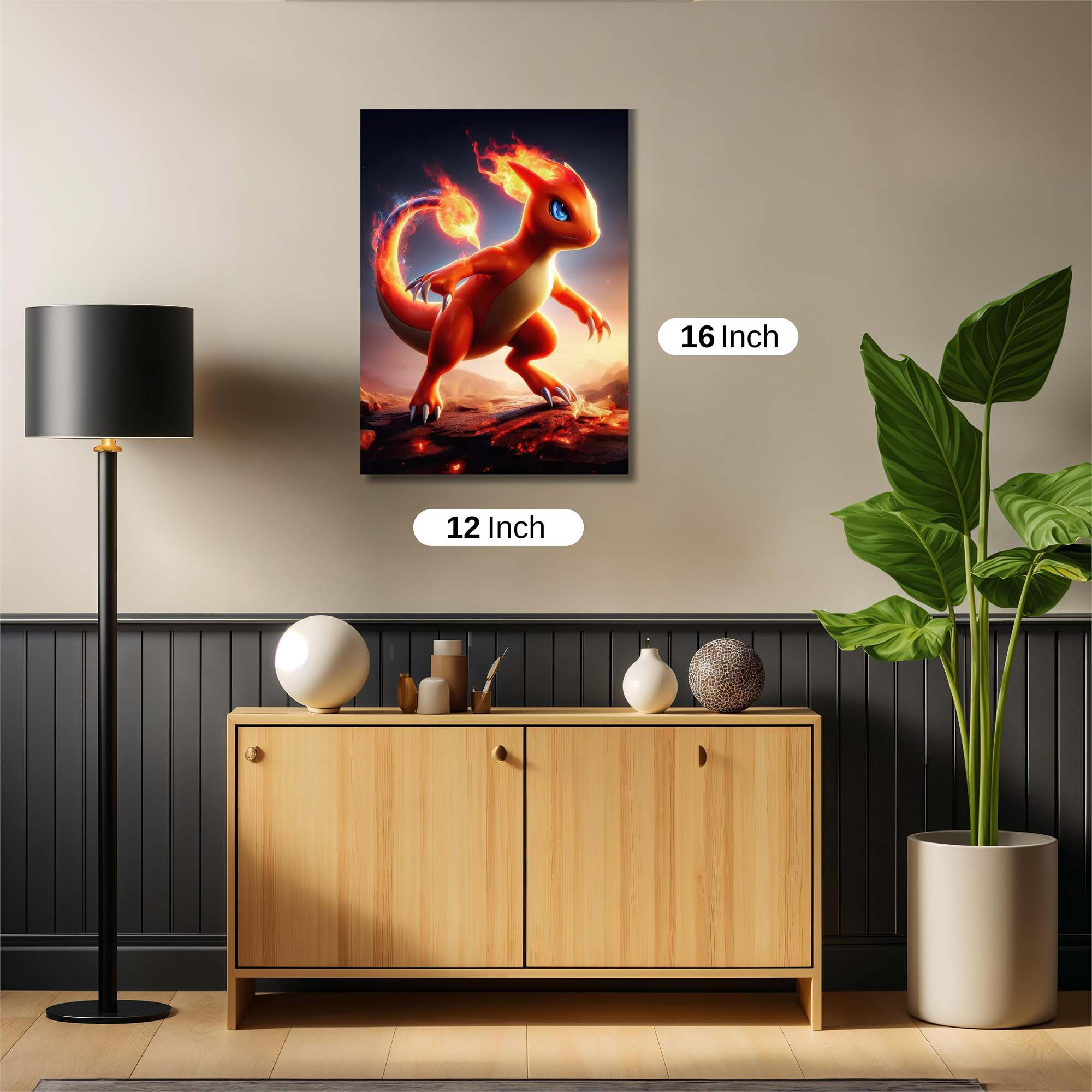 Charizard Blaze Safe Wall Magnetic / M
