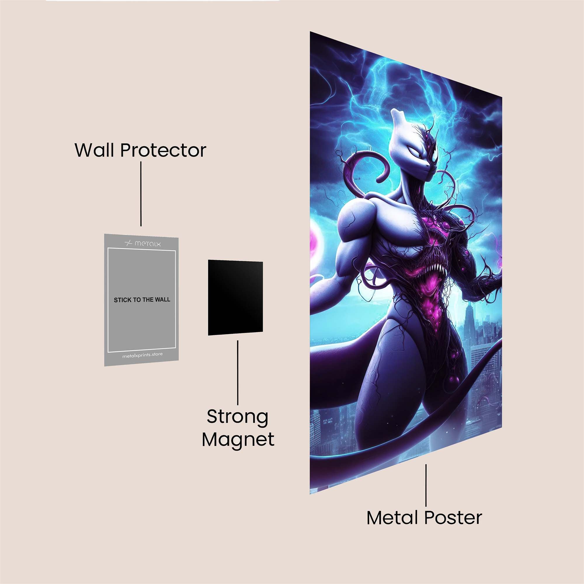 Saitama Sinister Safe Wall Magnetic / M