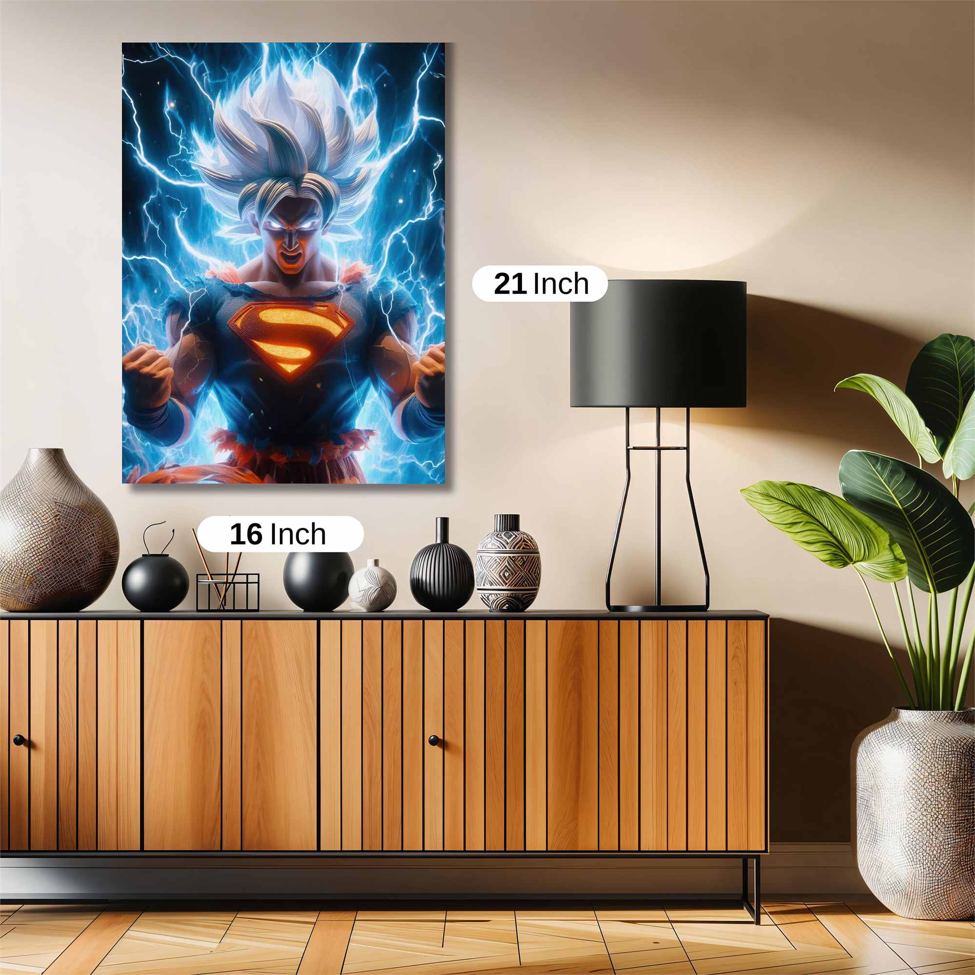 Superman Electrifying Safe Wall Magnetic / M