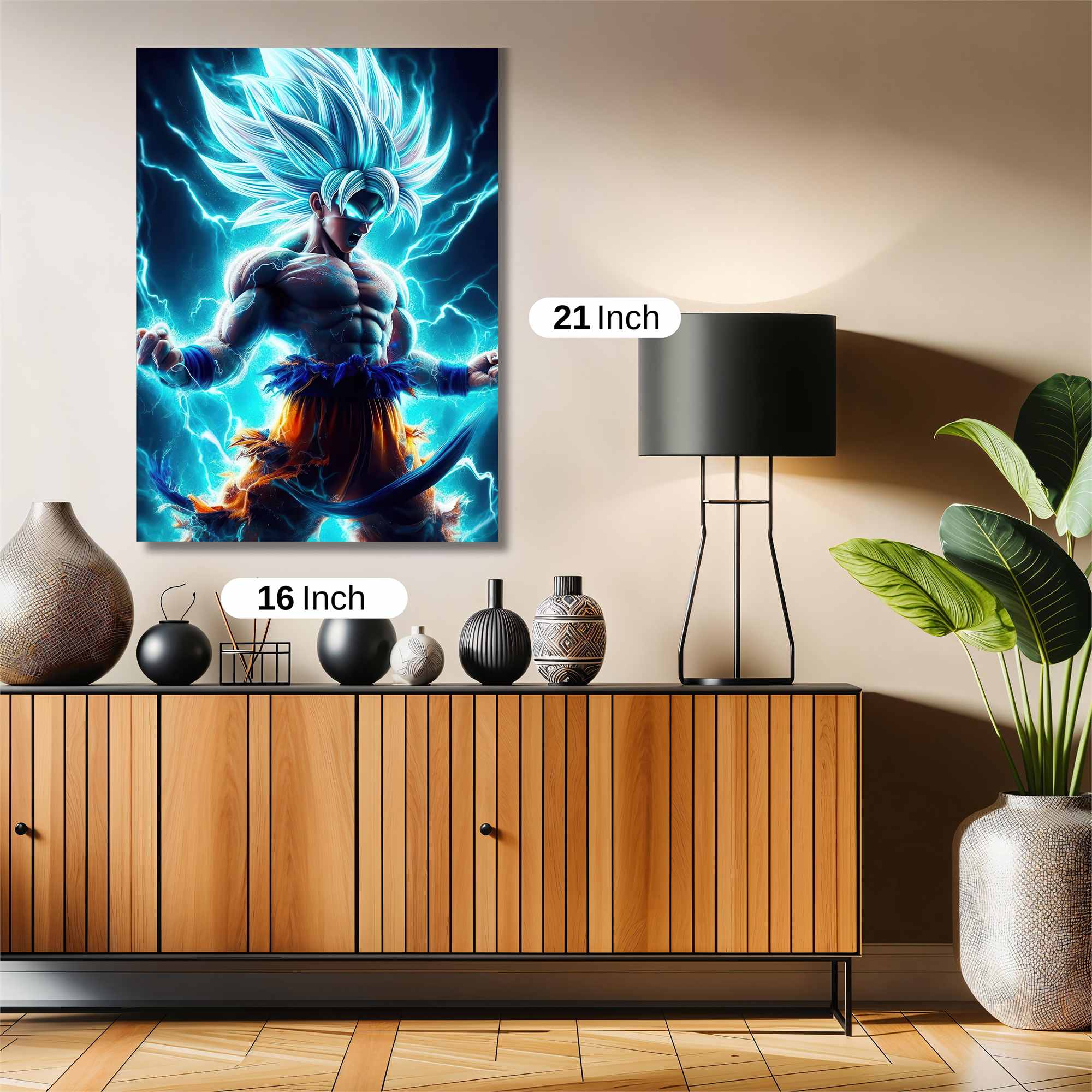 Goku Electrifying Safe Wall Magnetic / M