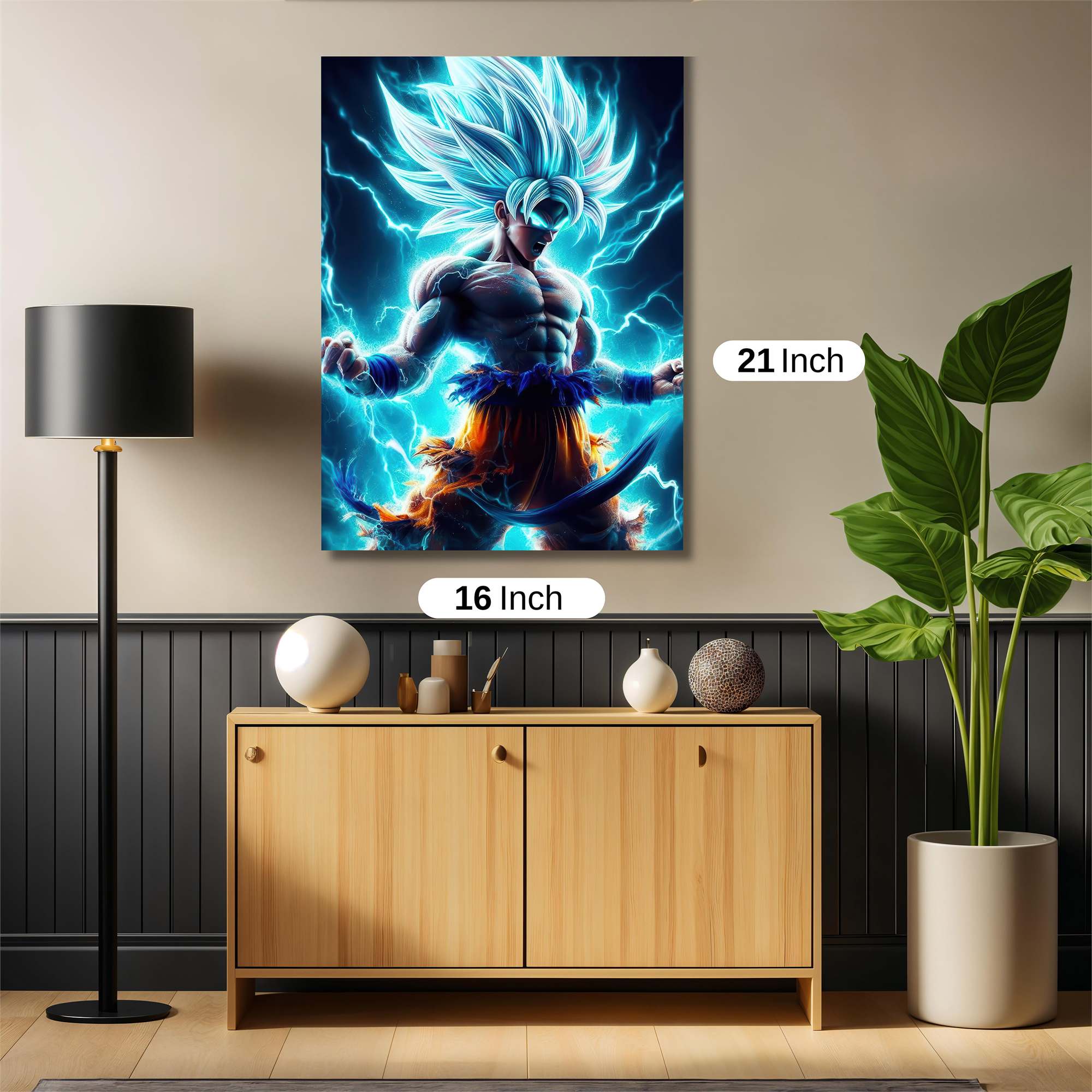 Goku Electrifying Safe Wall Magnetic / M