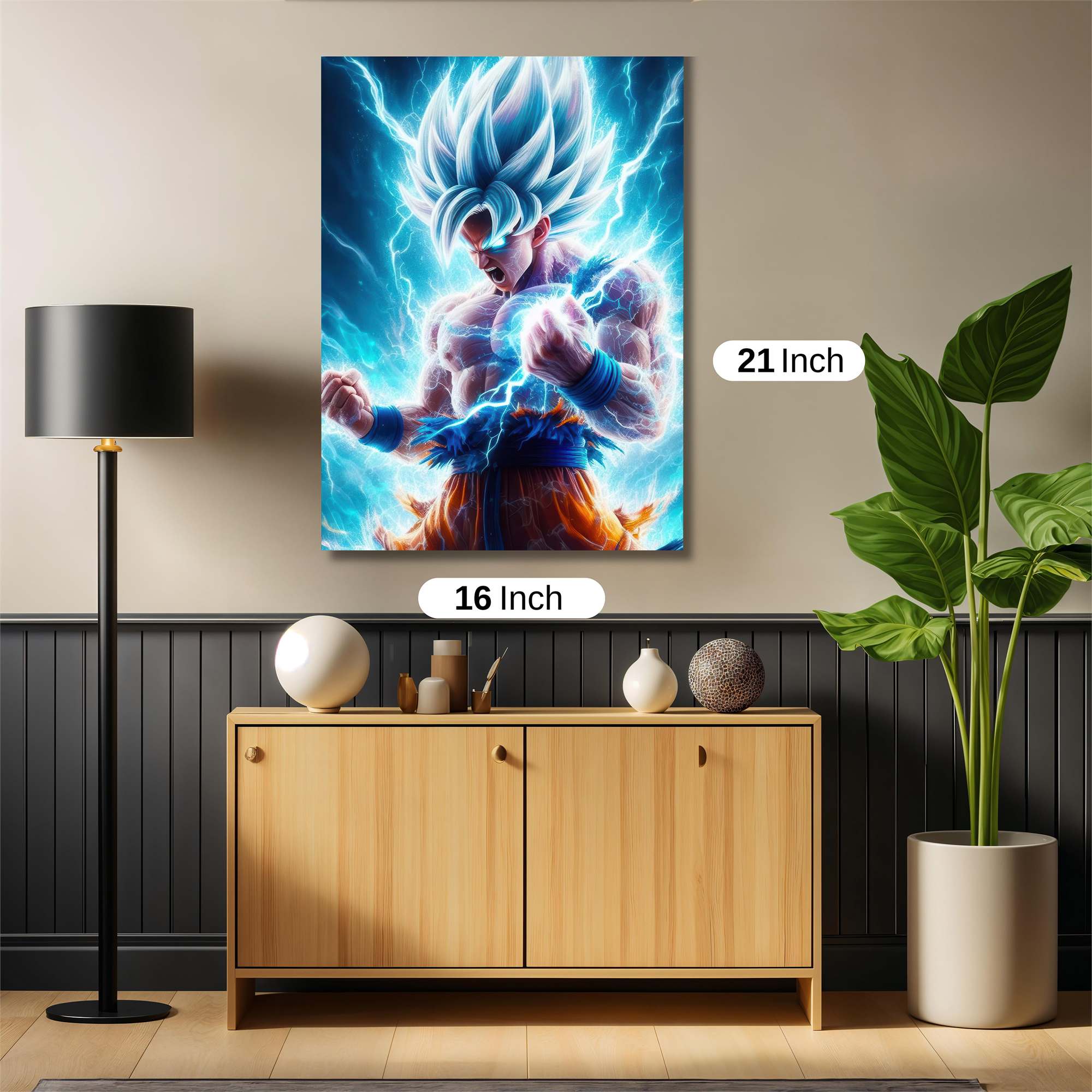 Goku Thunderous Safe Wall Magnetic / M