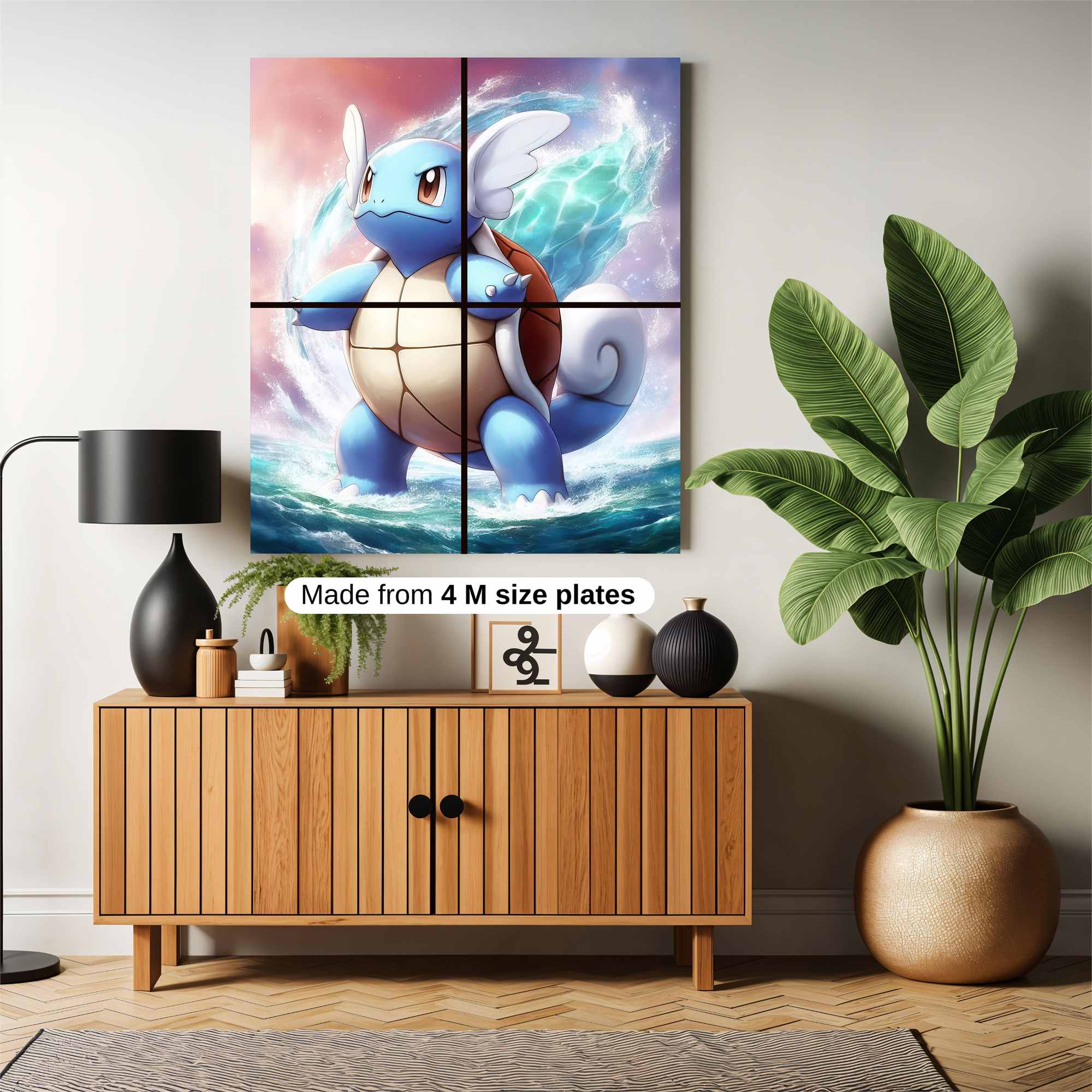 Wartortle Whirlwind Safe Wall Magnetic / M