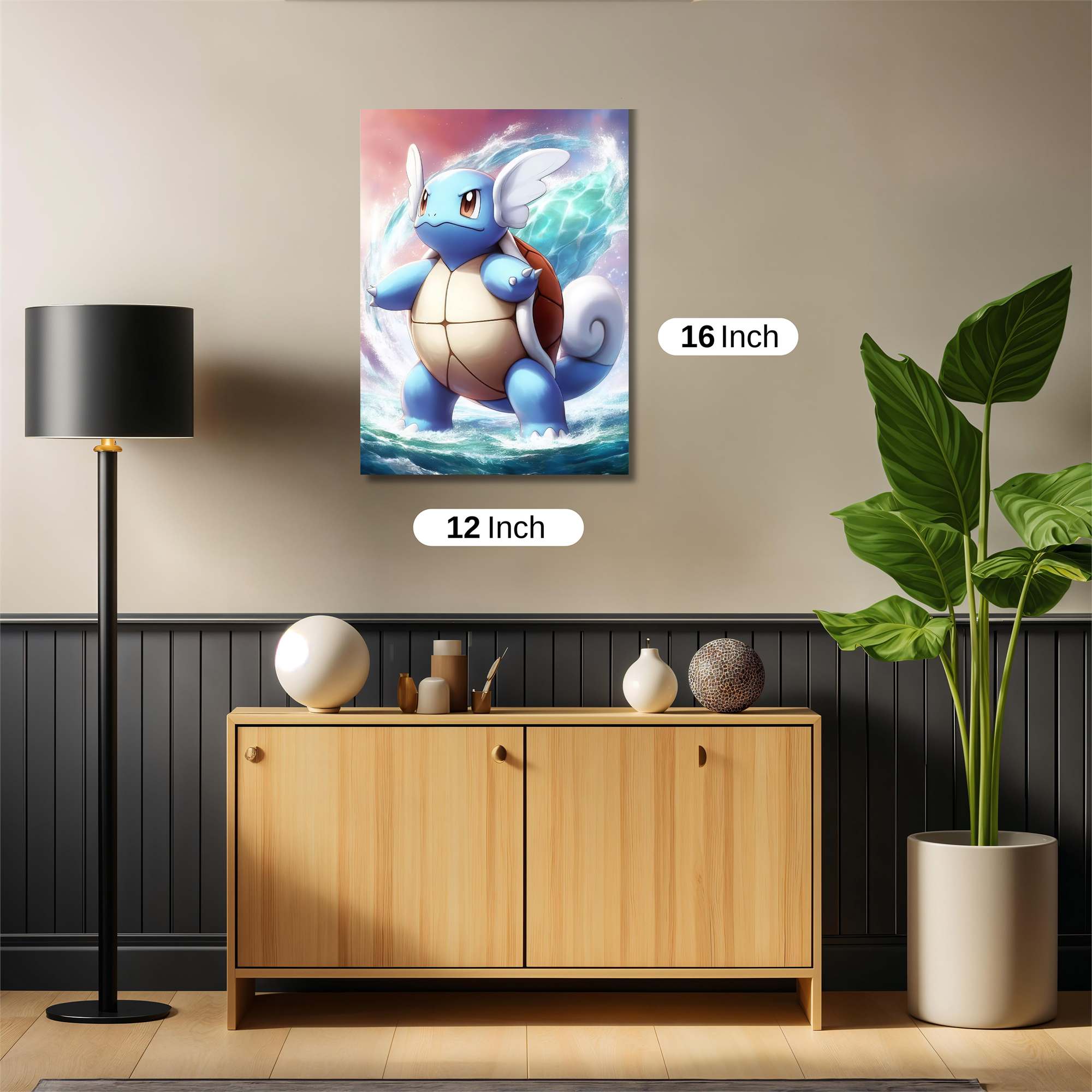 Wartortle Whirlwind Safe Wall Magnetic / M