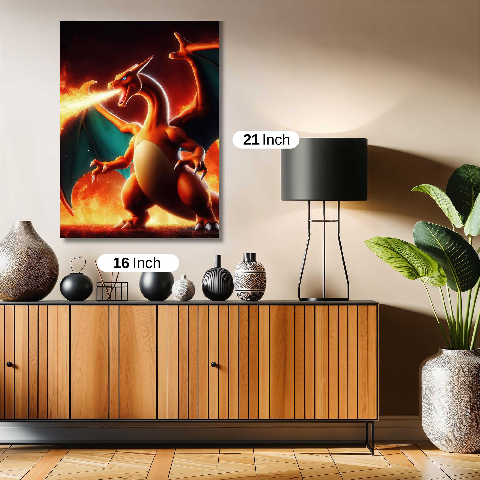 Charizard Blaze Safe Wall Magnetic / M