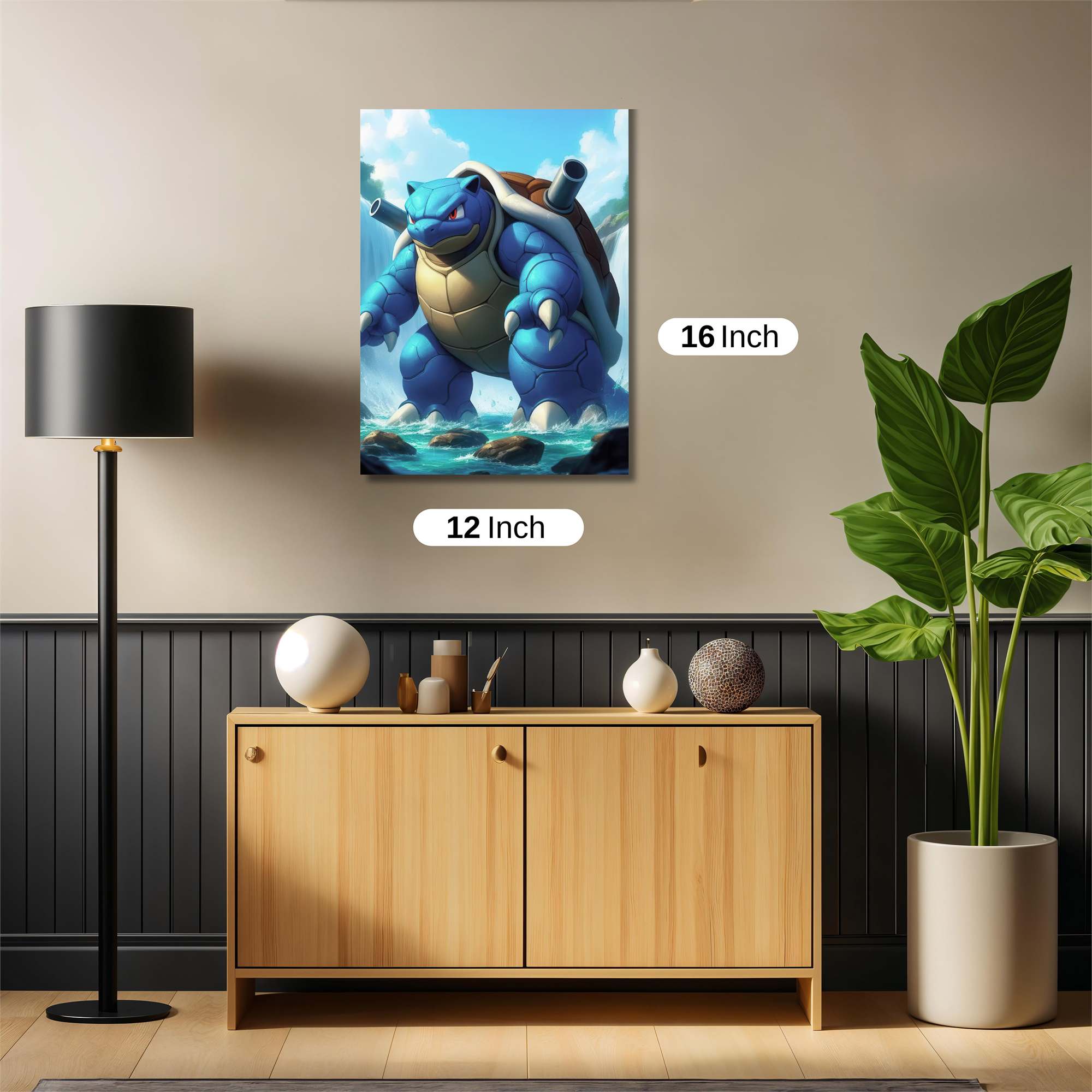 Blastoise Brazen Safe Wall Magnetic / M
