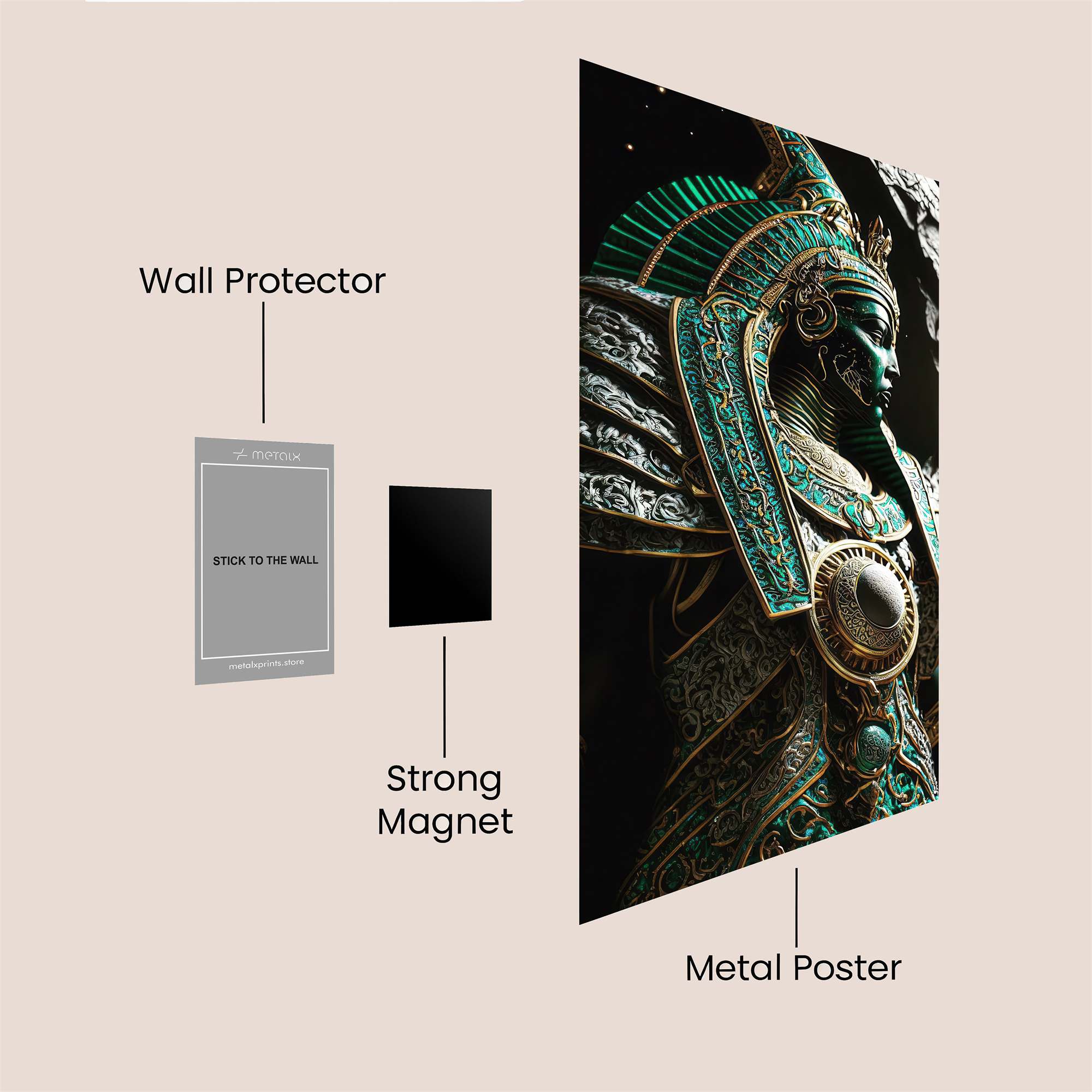 Anubis Ascendant Safe Wall Magnetic / M