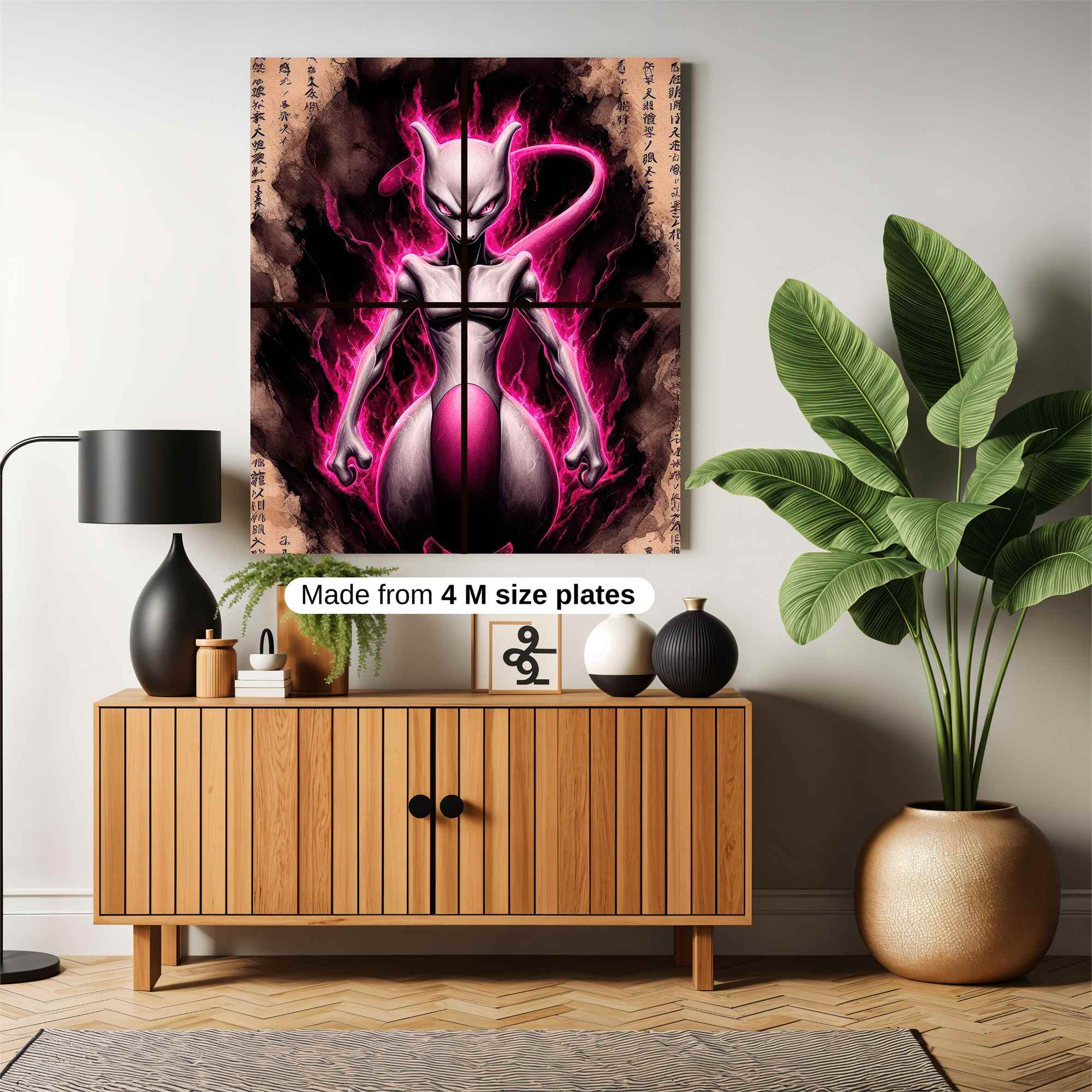 Mewtwo Malevolent Safe Wall Magnetic / M