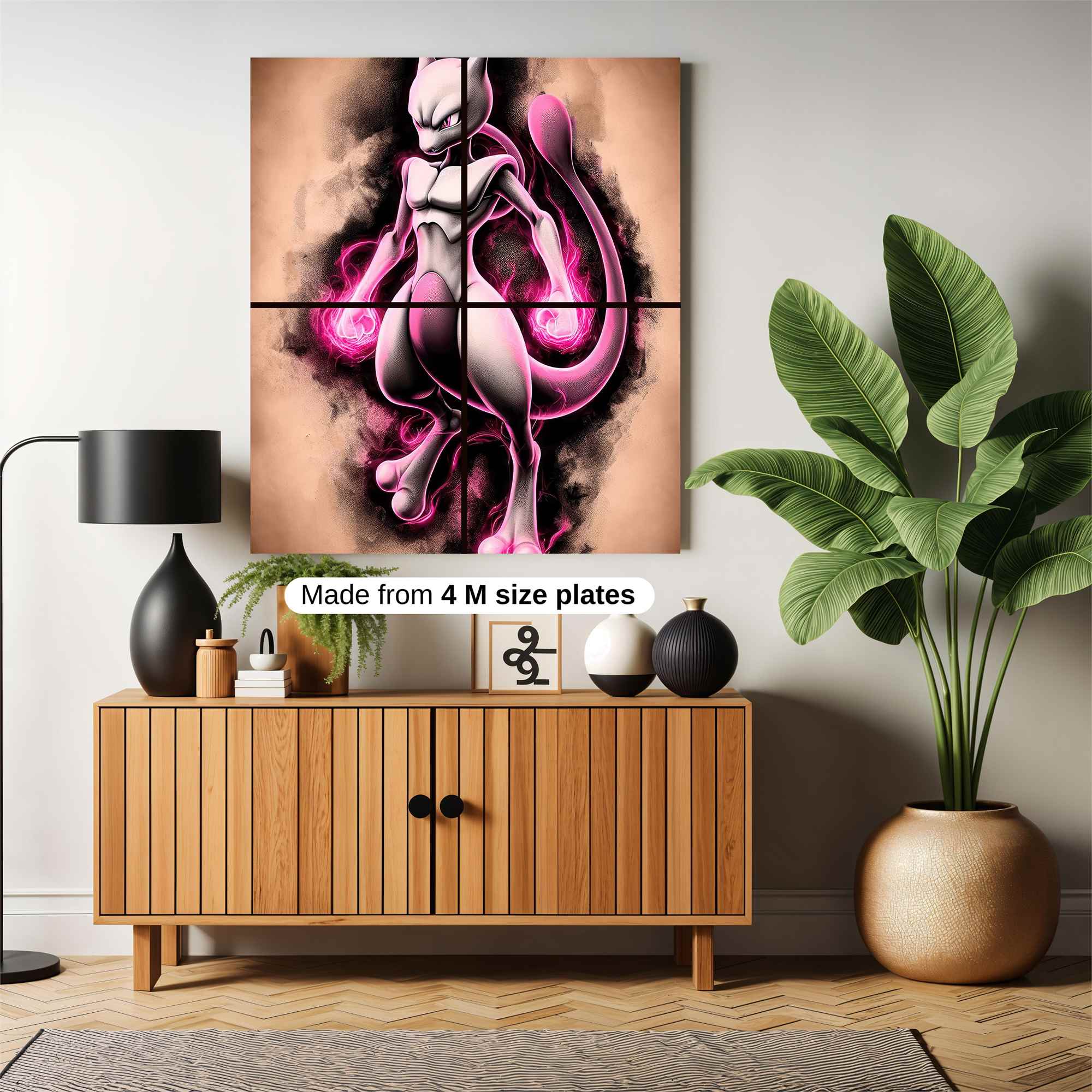 Mewtwo Majestic Safe Wall Magnetic / M