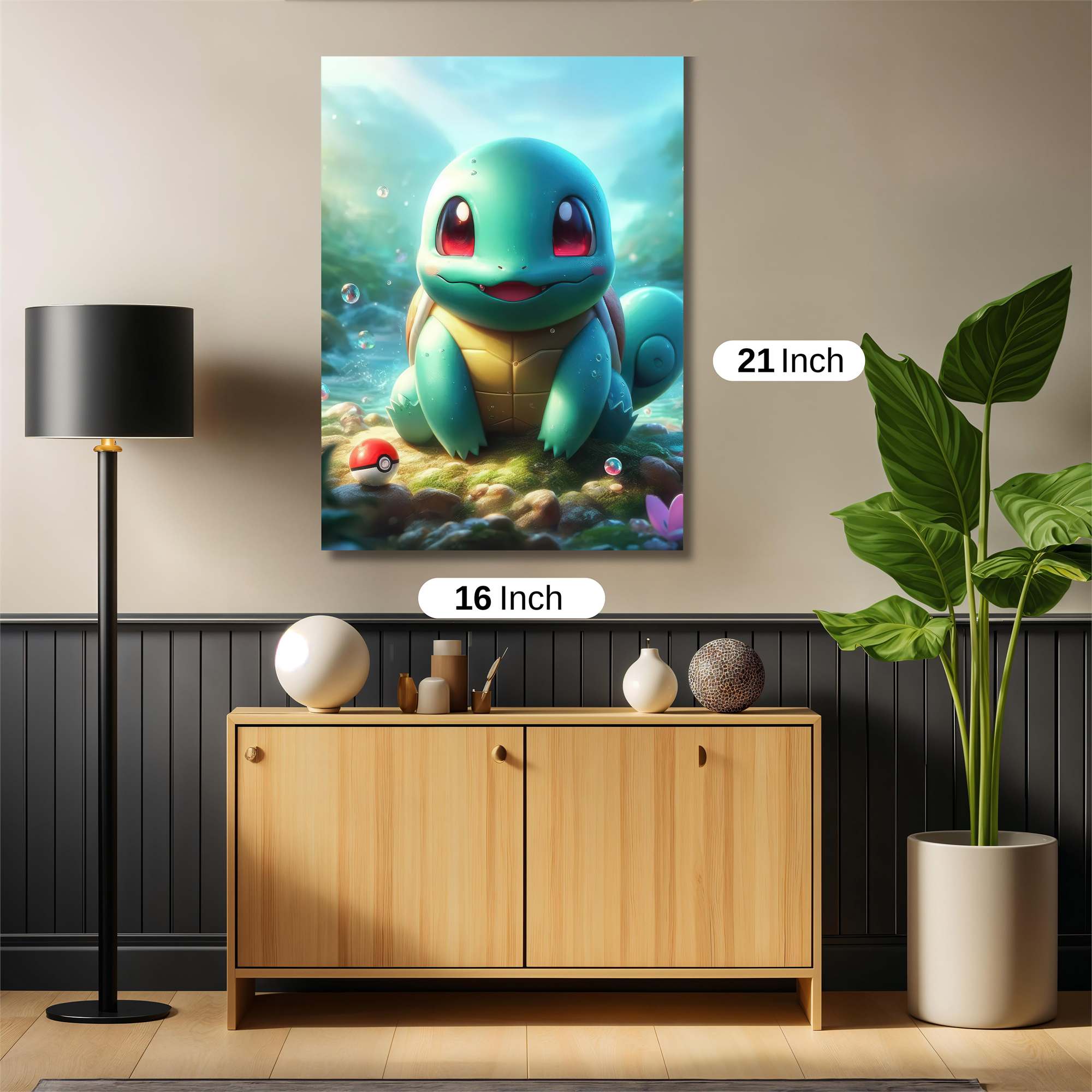Squirtle Serenity Safe Wall Magnetic / M