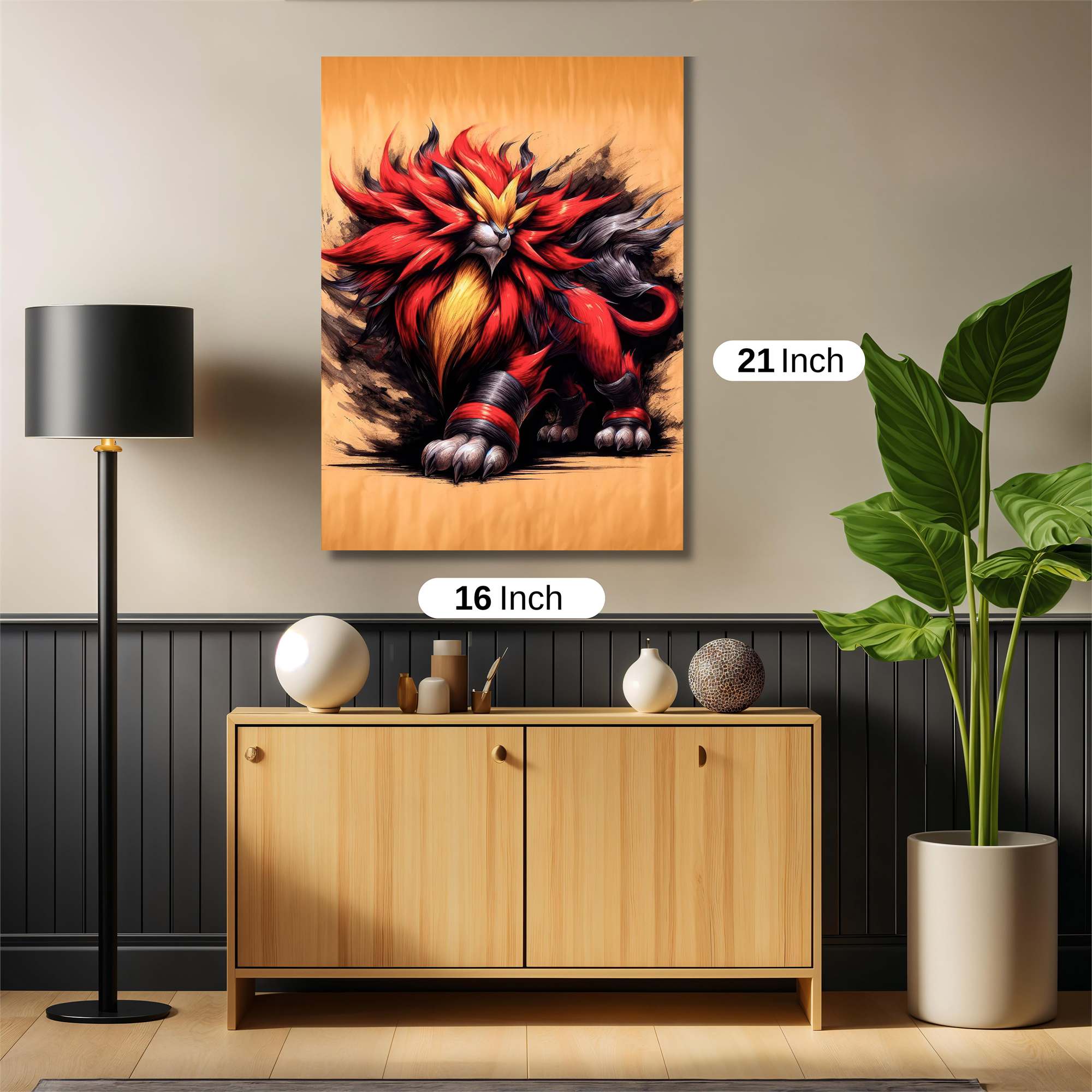 Entei Fiery Safe Wall Magnetic / M