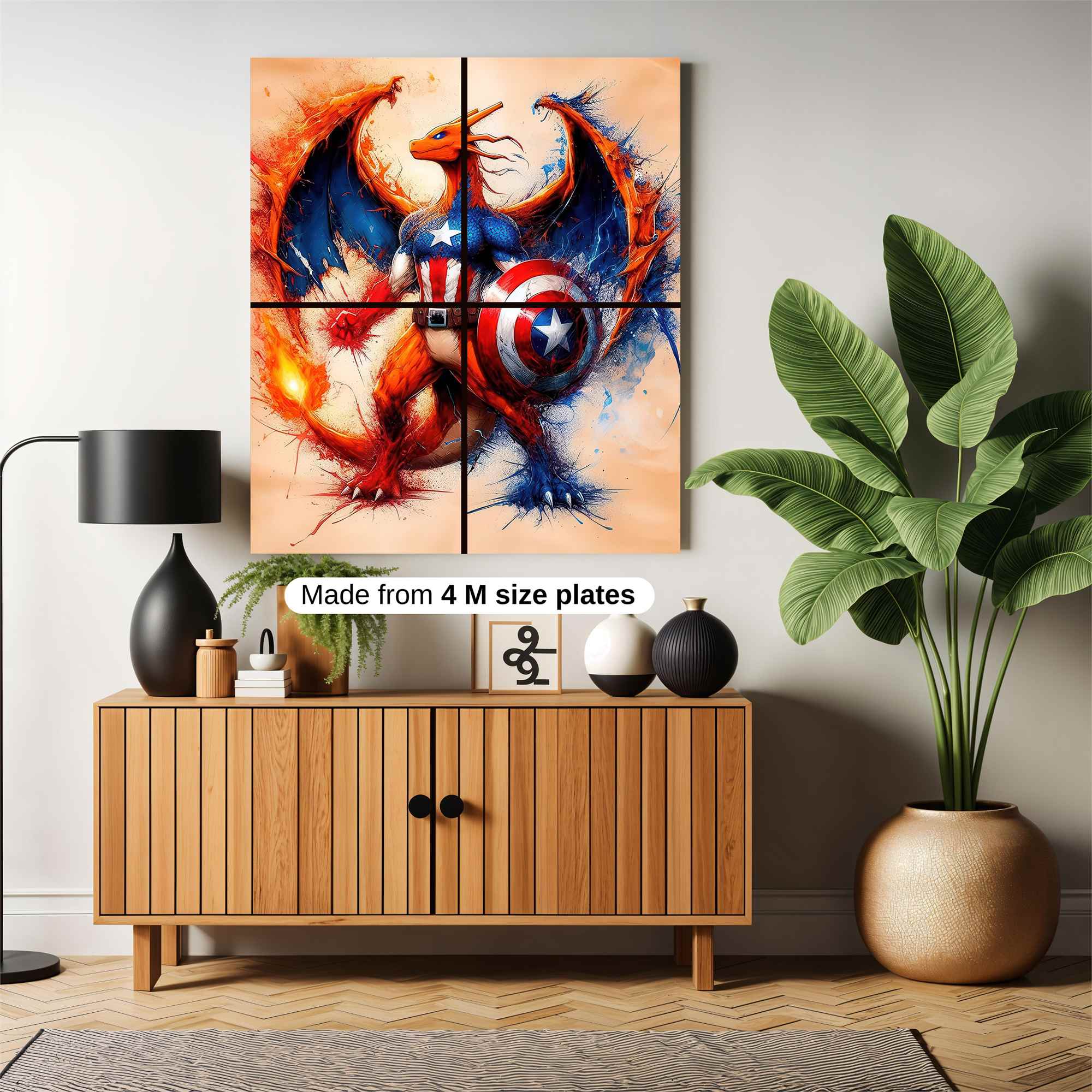 CharizardPatriotic Safe Wall Magnetic / M