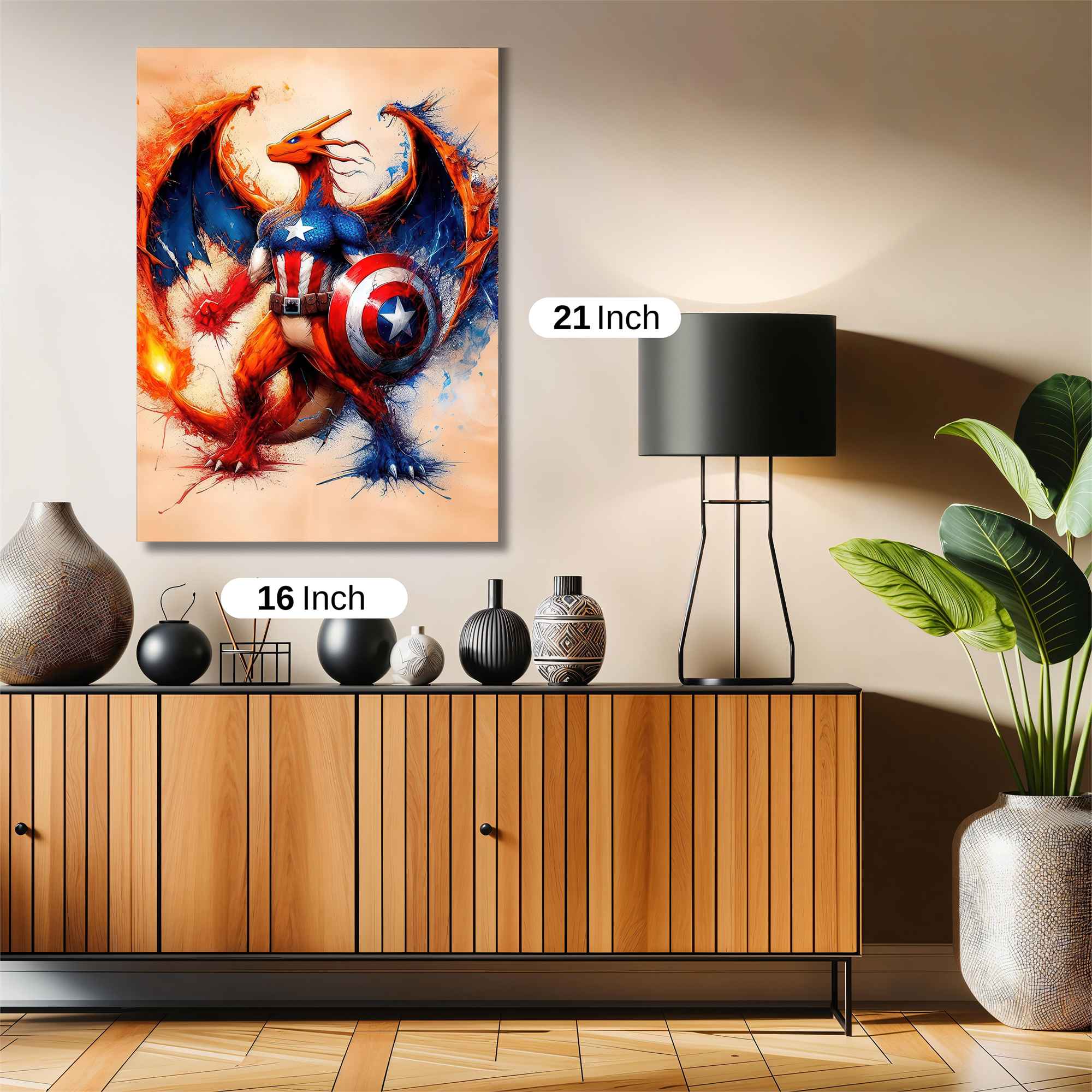 CharizardPatriotic Safe Wall Magnetic / M