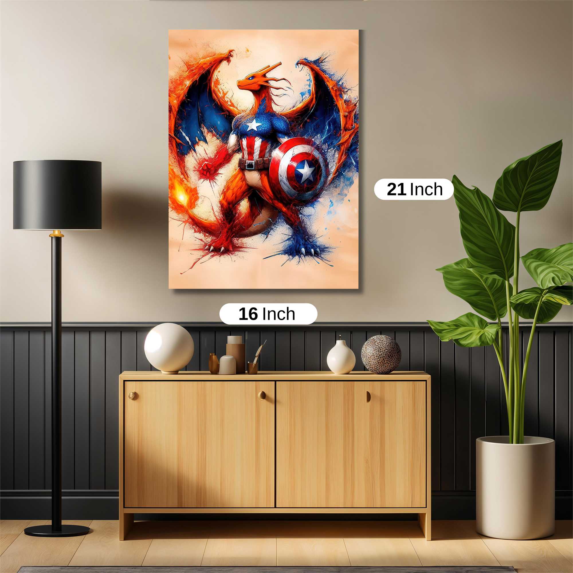 CharizardPatriotic Safe Wall Magnetic / M