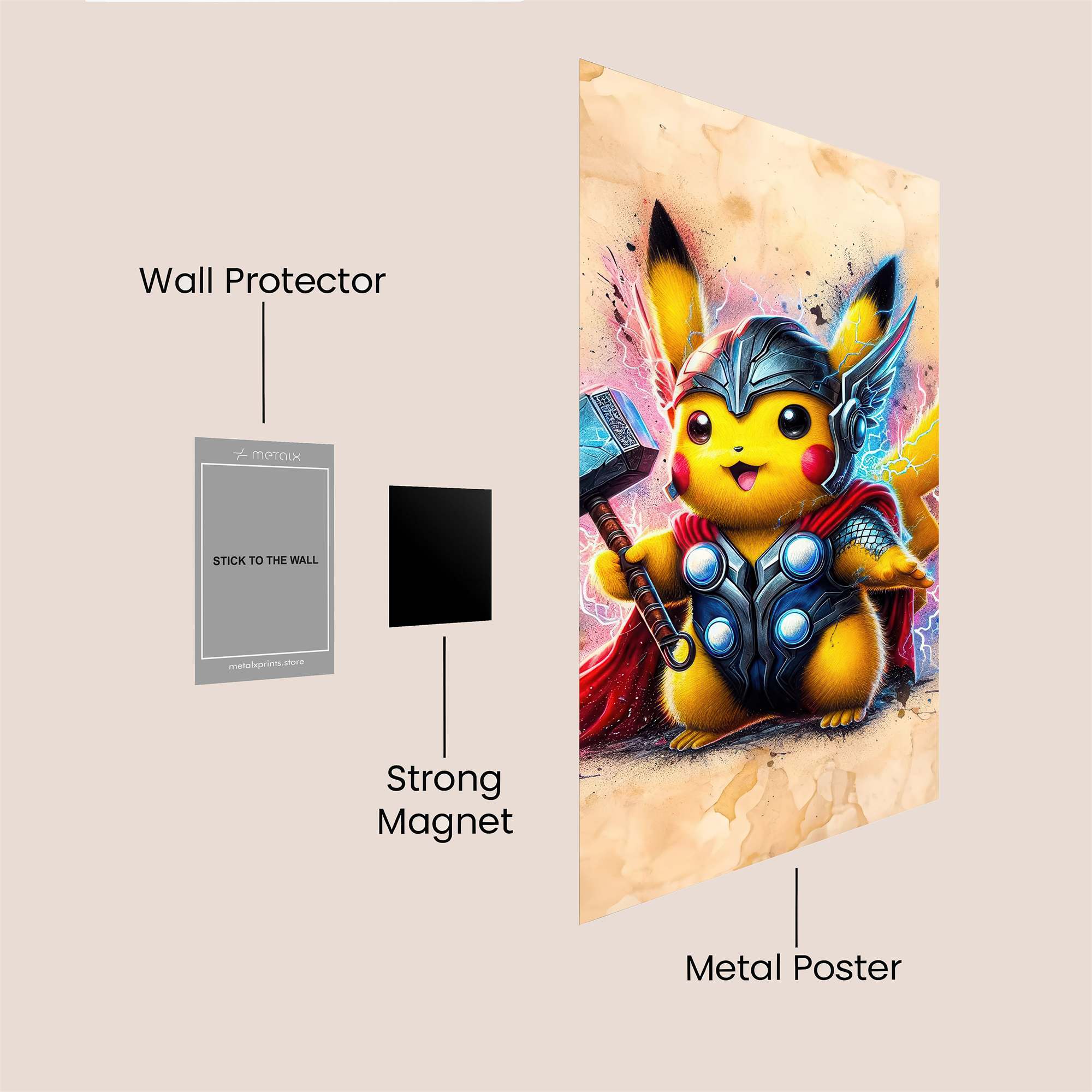 Pikathor Epic Safe Wall Magnetic / M