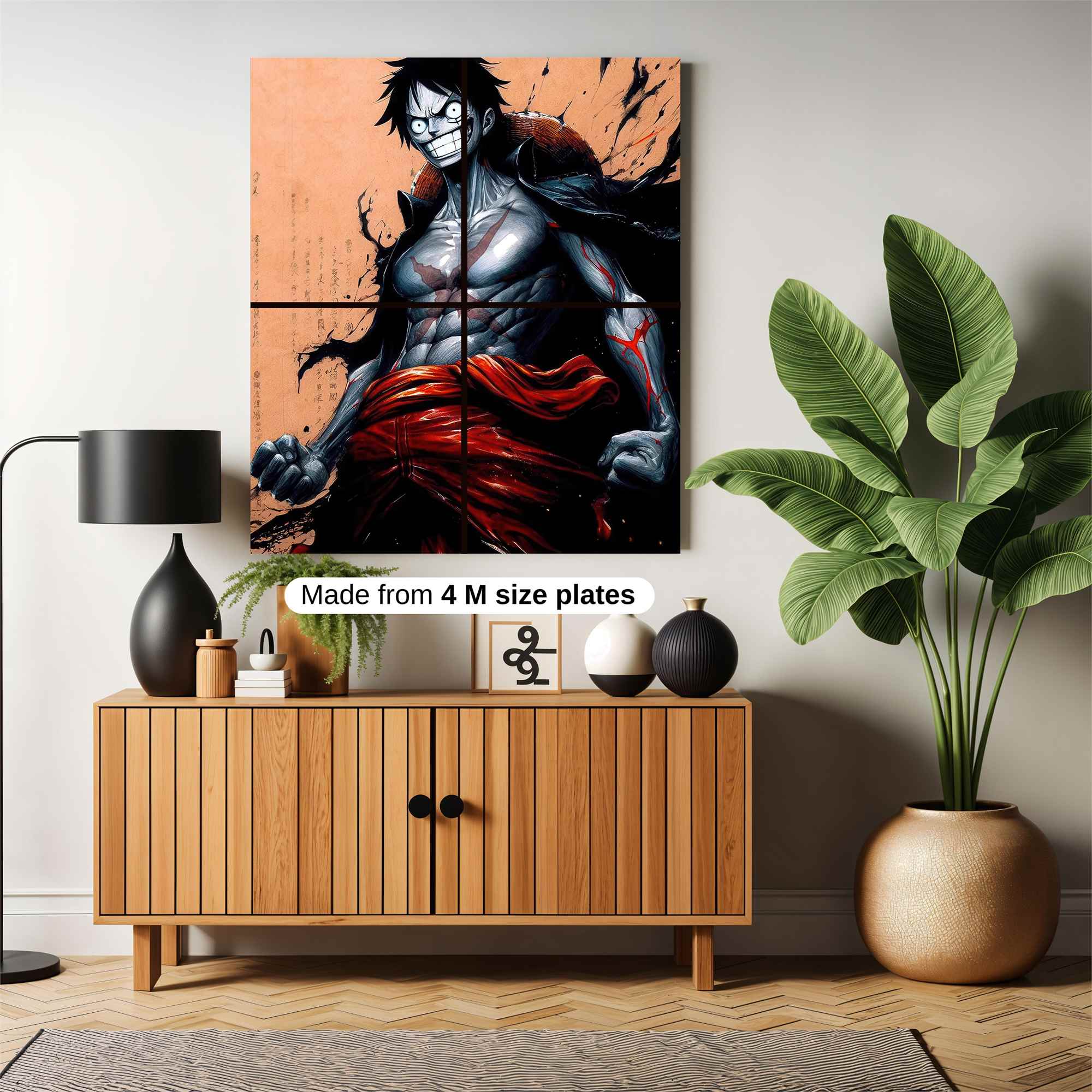 Luffy Menace Safe Wall Magnetic / M