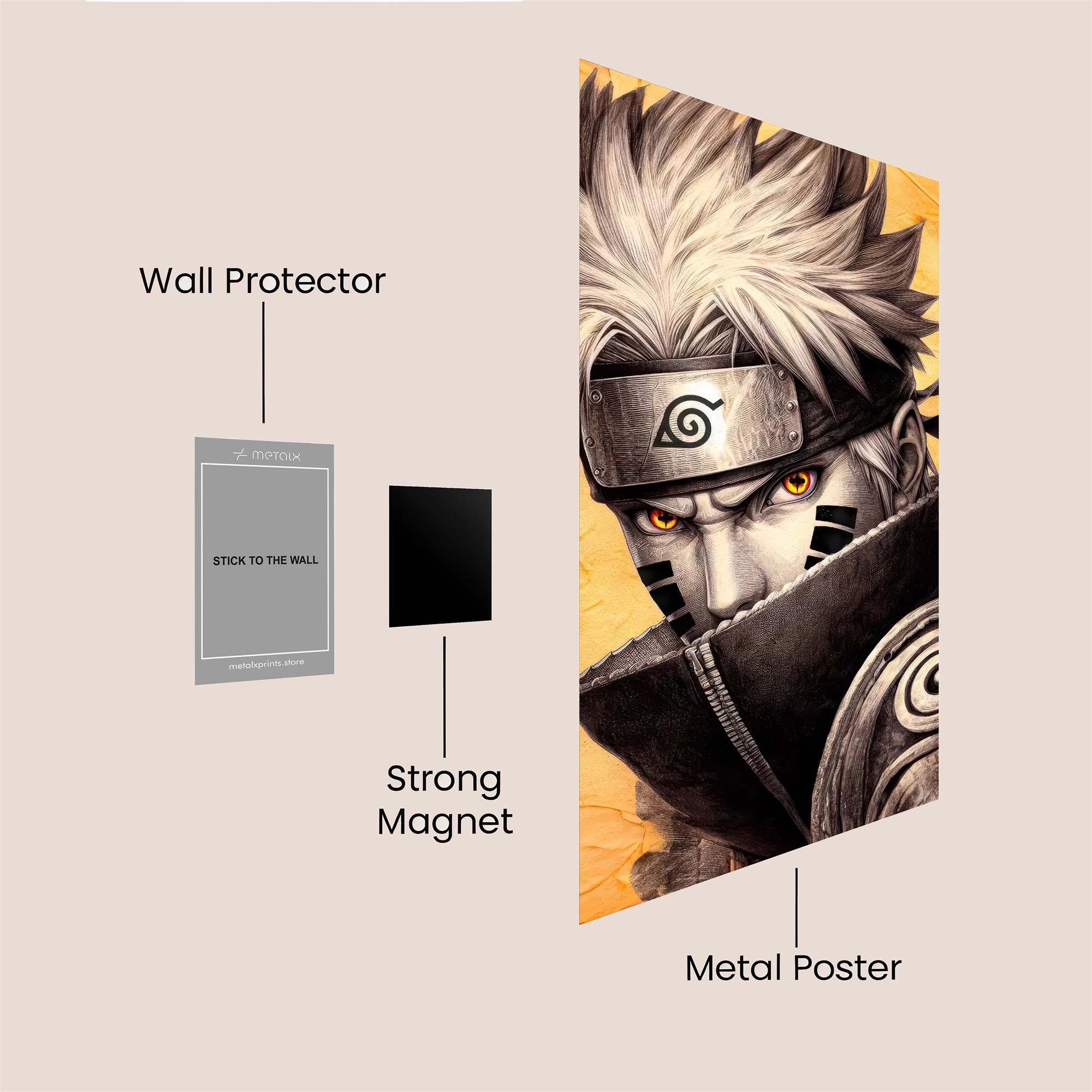 Minato Menacing Safe Wall Magnetic / M