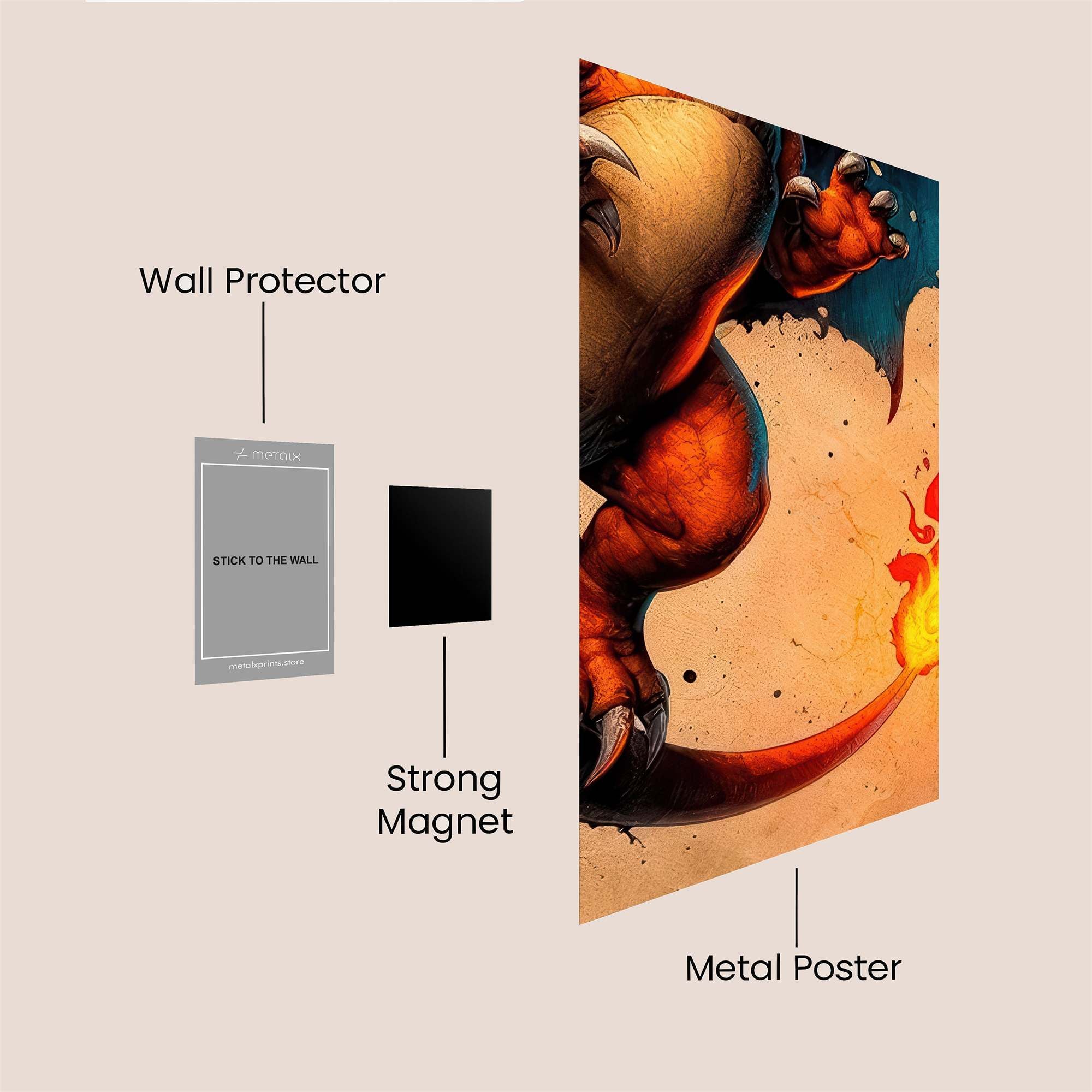 Anubis Enigma Safe Wall Magnetic / M
