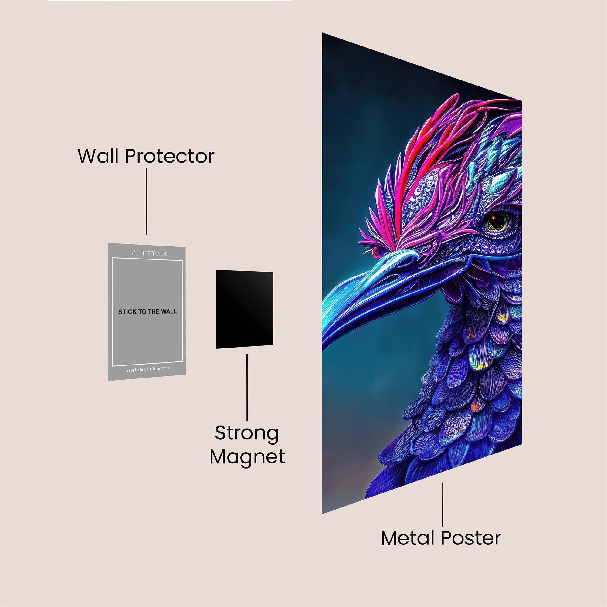 Phoenix Enigma Safe Wall Magnetic / M