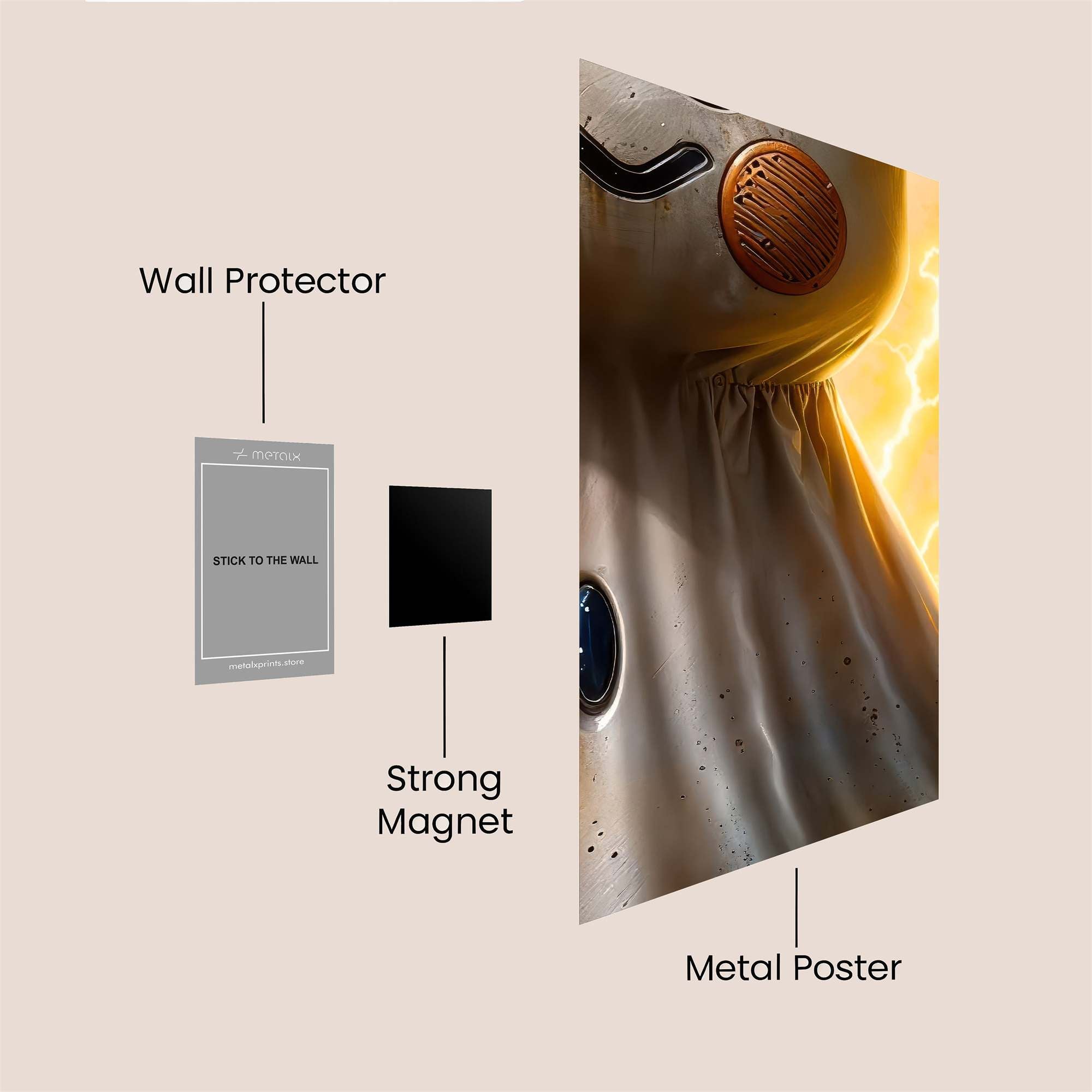 Pharaoh Enigmatic Safe Wall Magnetic / M