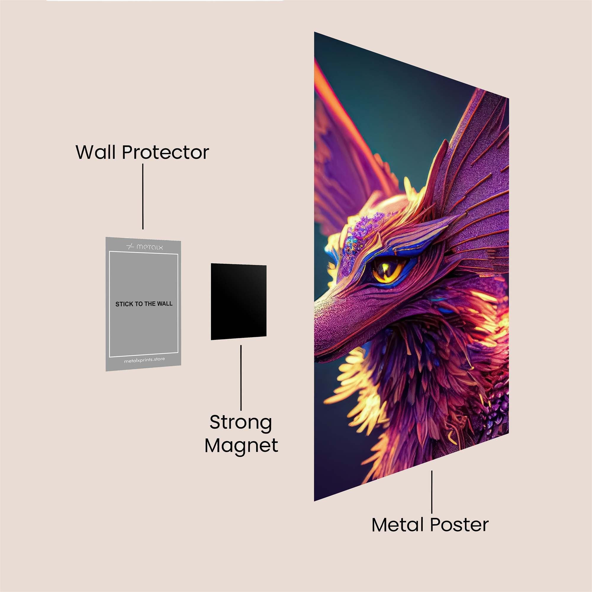 Fox Radiant Safe Wall Magnetic / M