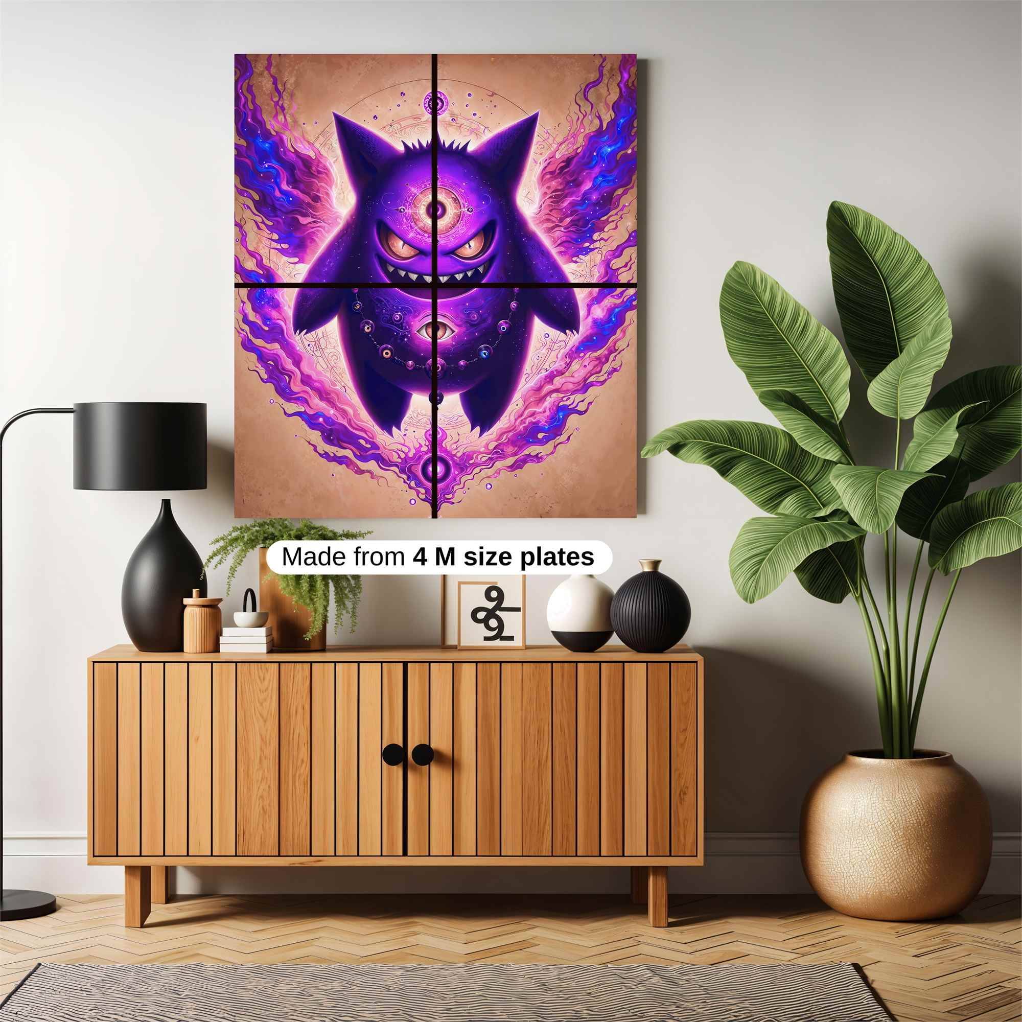 Gengar Mystic Safe Wall Magnetic / M