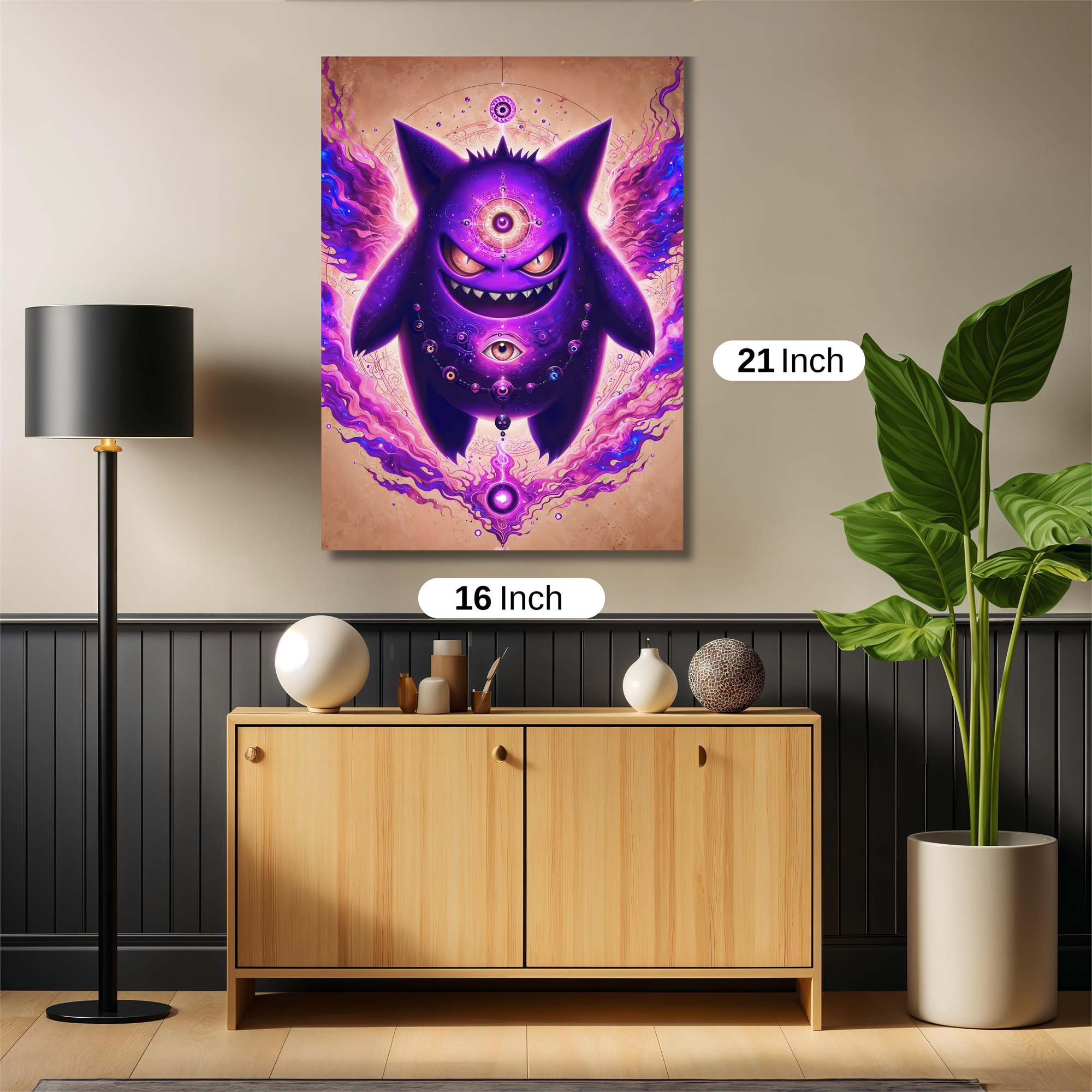 Gengar Mystic Safe Wall Magnetic / M