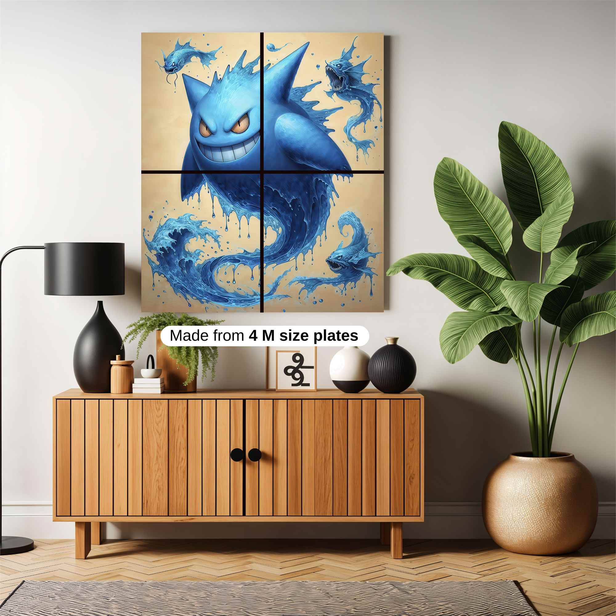 Gastly Fluid Safe Wall Magnetic / M