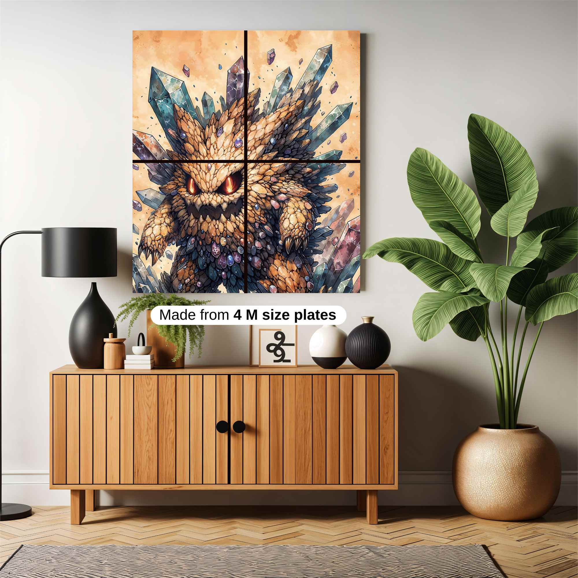 Geodude Fierce Safe Wall Magnetic / M