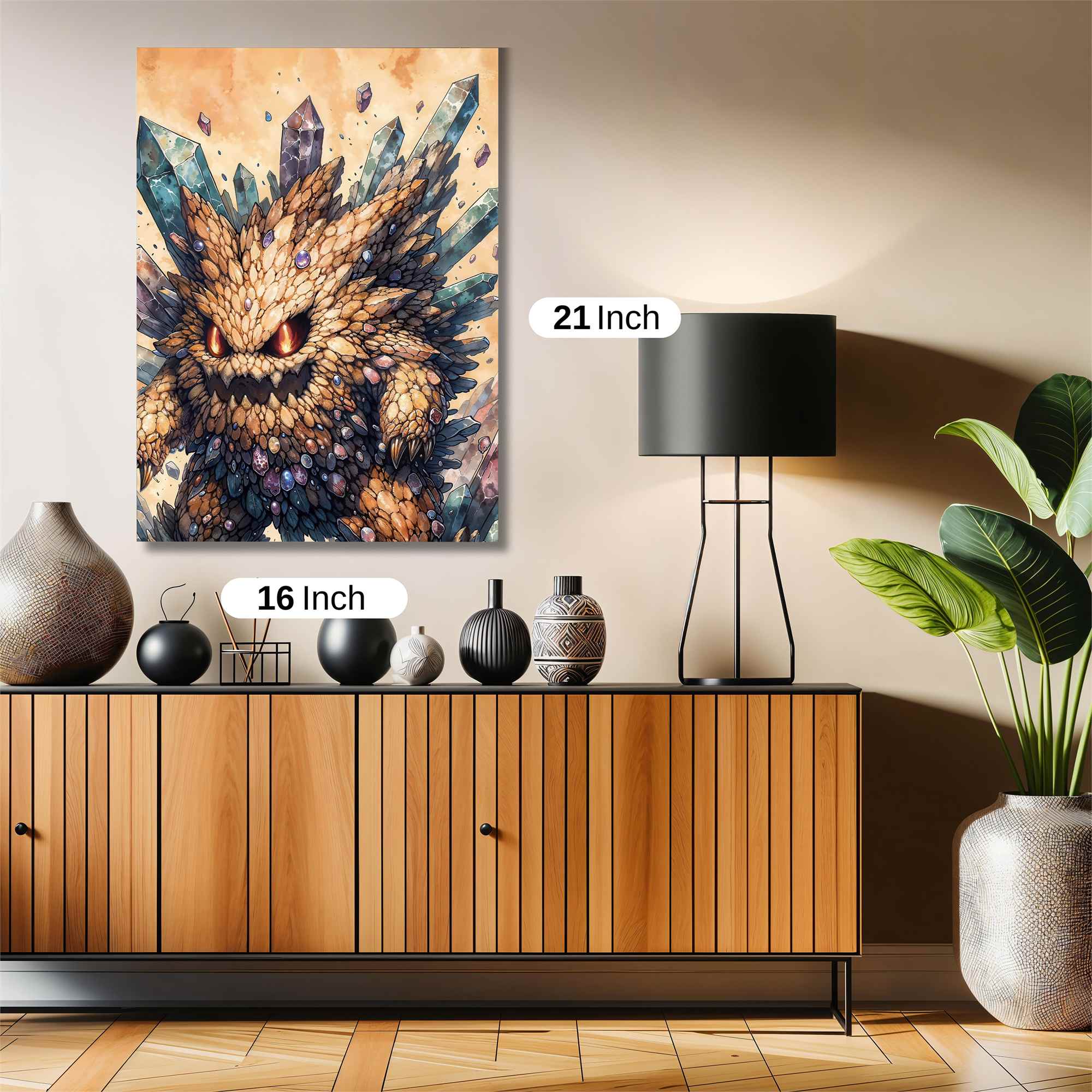 Geodude Fierce Safe Wall Magnetic / M