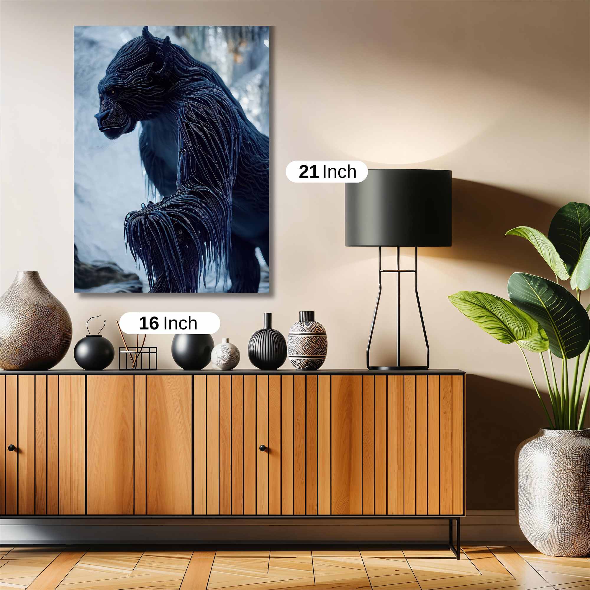 Shadowed Beast Safe Wall Magnetic / M