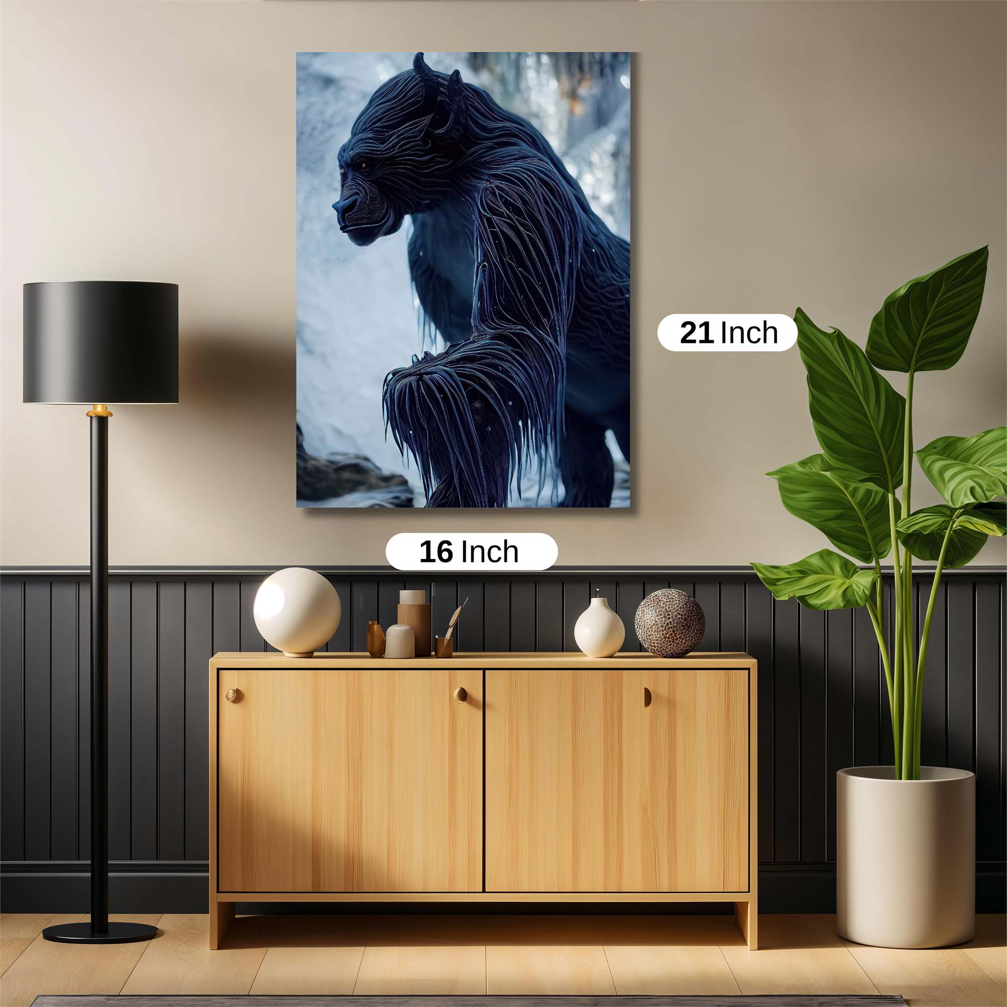Shadowed Beast Safe Wall Magnetic / M